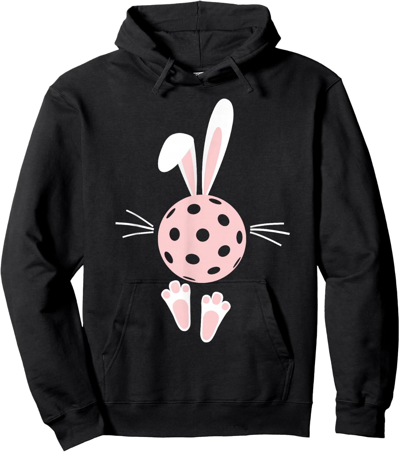 Pickleball Lover Easter Bunny Ears Feet Kids Toddler Adult Hoodie - Hoodie | Black