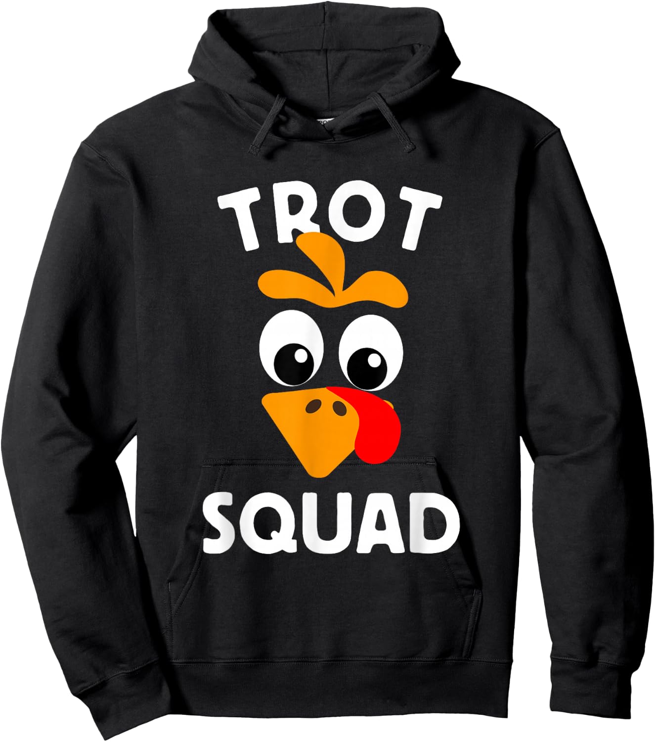 Turkey Trot Squad Running Apparel Hoodie - Hoodie | Black