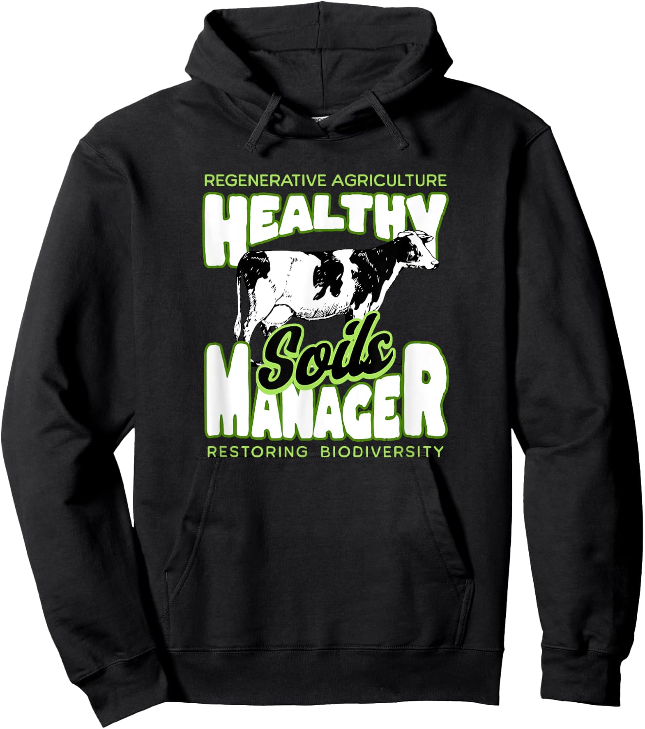 Regenerative Agriculture | Sustainable Farmer Hoodie - Hoodie | Black