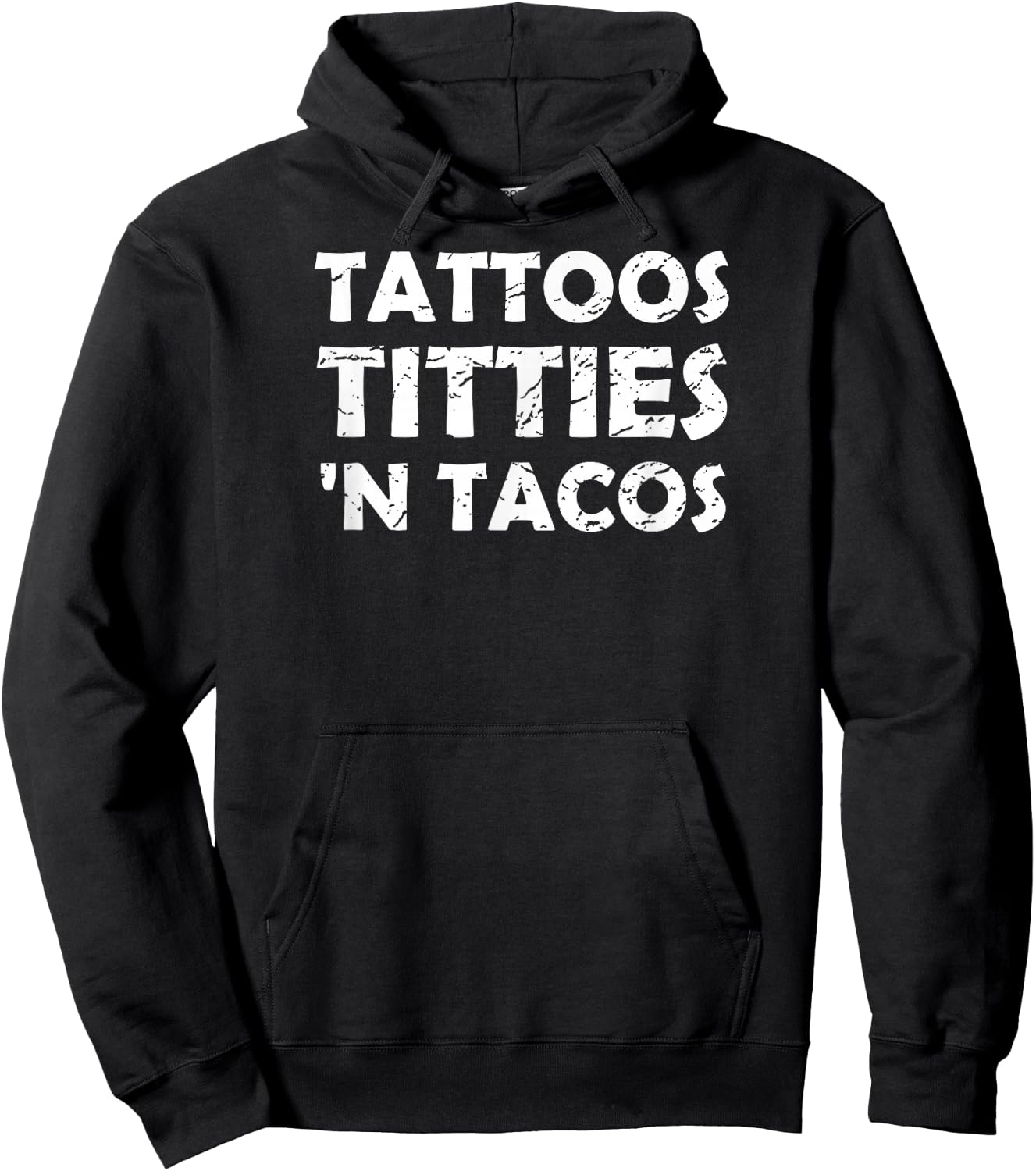 Funny Tattoos Titties 'N Tacos Hoodie - Hoodie | Black