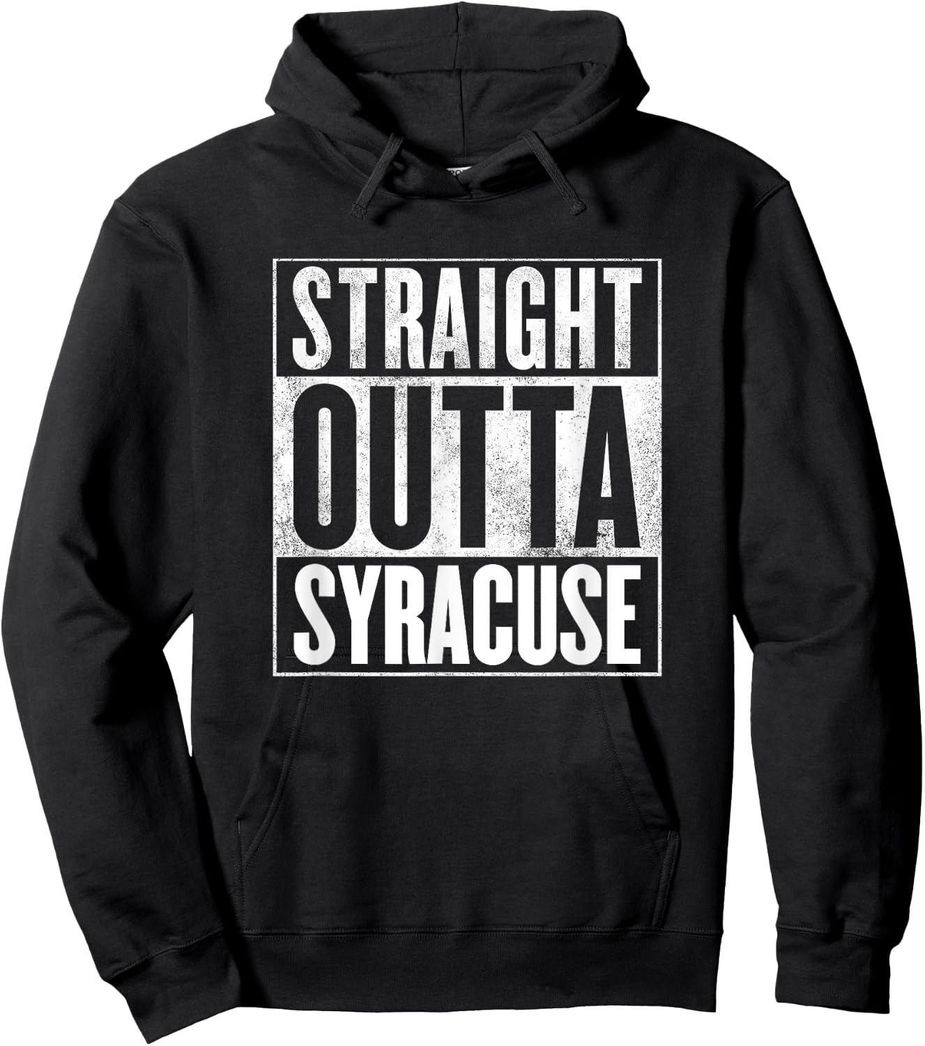 Syracuse Shirt - Straight Outta Syracuse Hoodie - Hoodie | Black