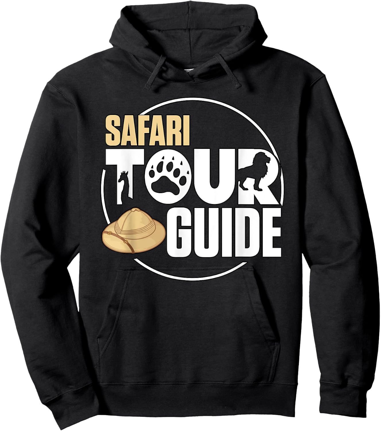 Safari Tour Guide Africa Zoo Costume Hoodie - Hoodie | Black