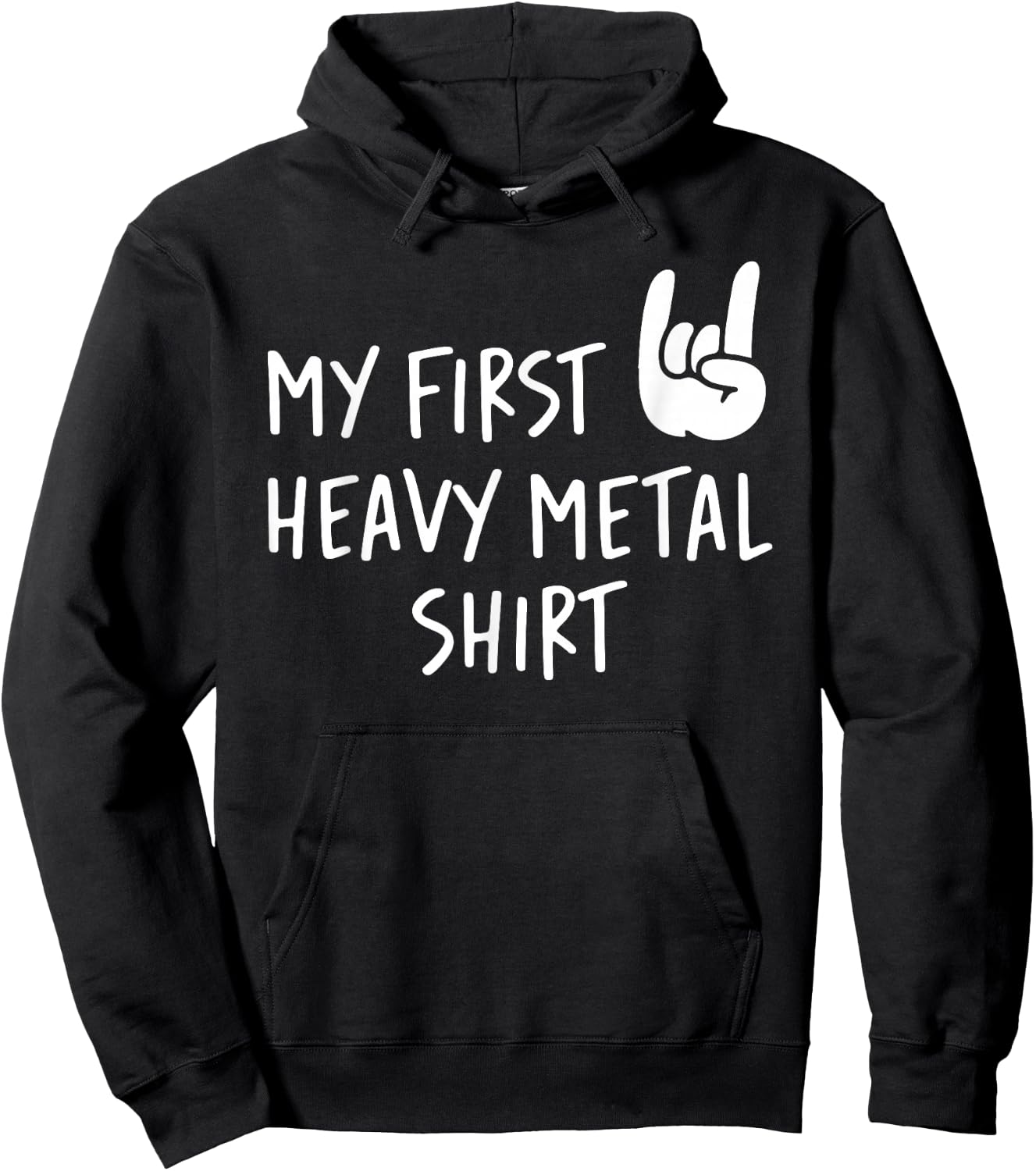 My First Heavy Metal Hoodie - Hoodie | Black