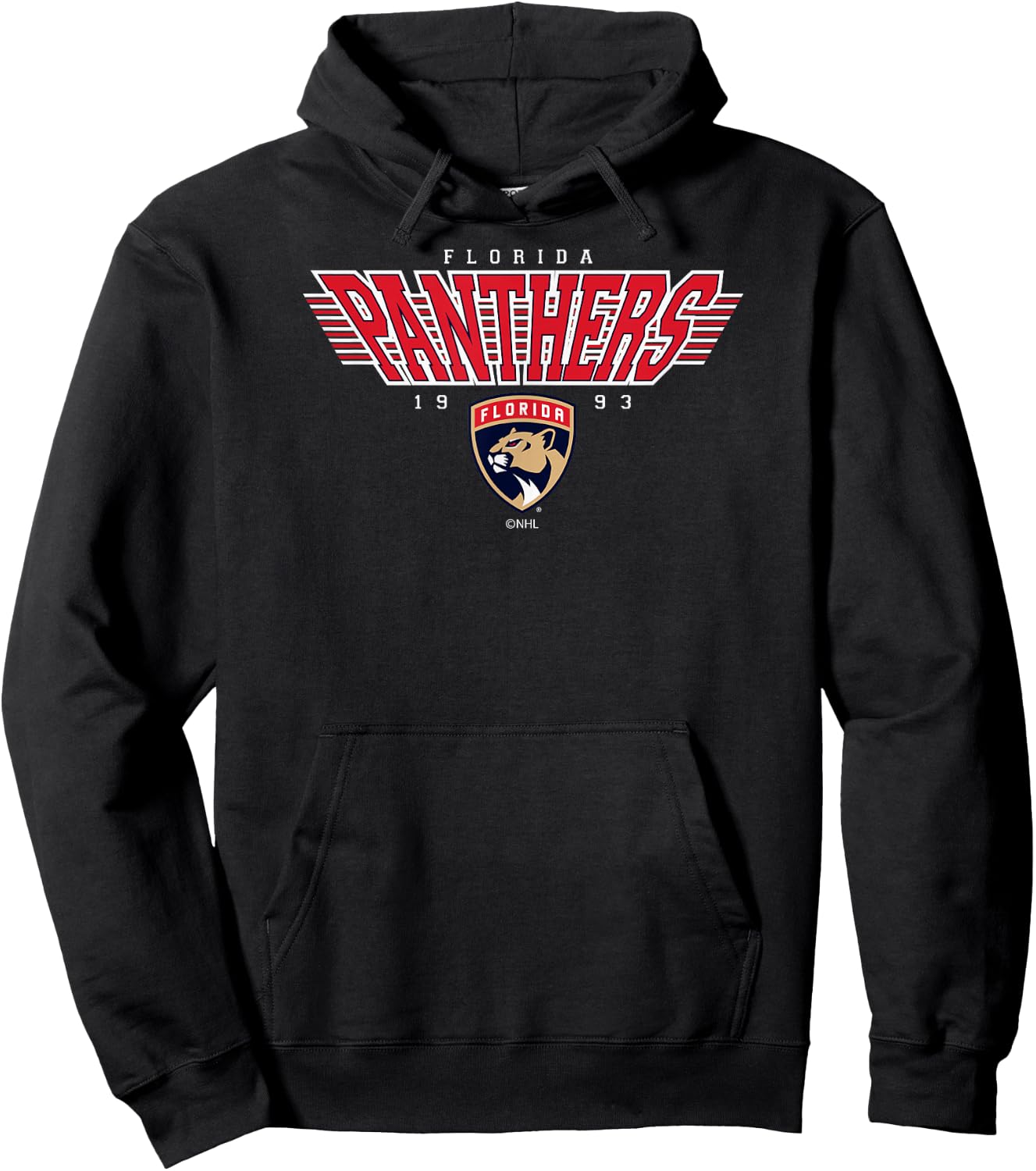 Florida Panthers Laser Black Officially Licensed Hoodie - Hoodie | Black