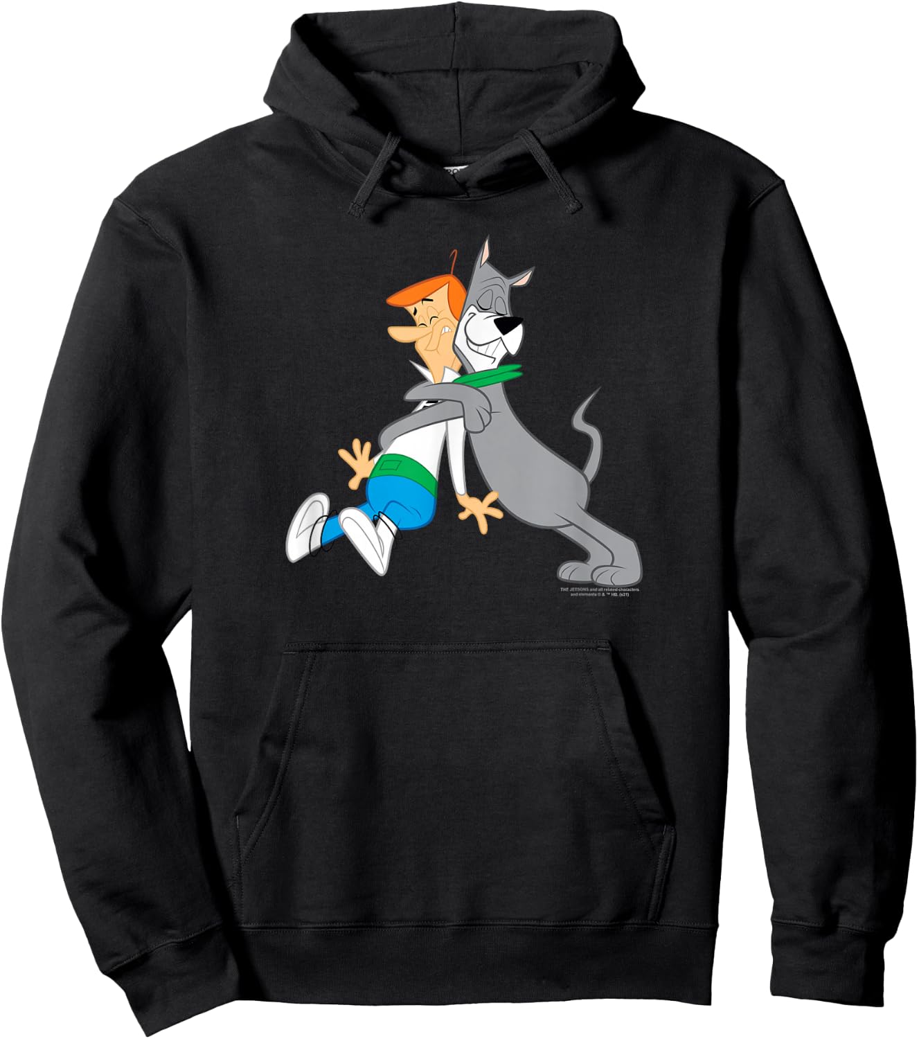 The Jetsons Astro Hugging George Hoodie - Hoodie | Black