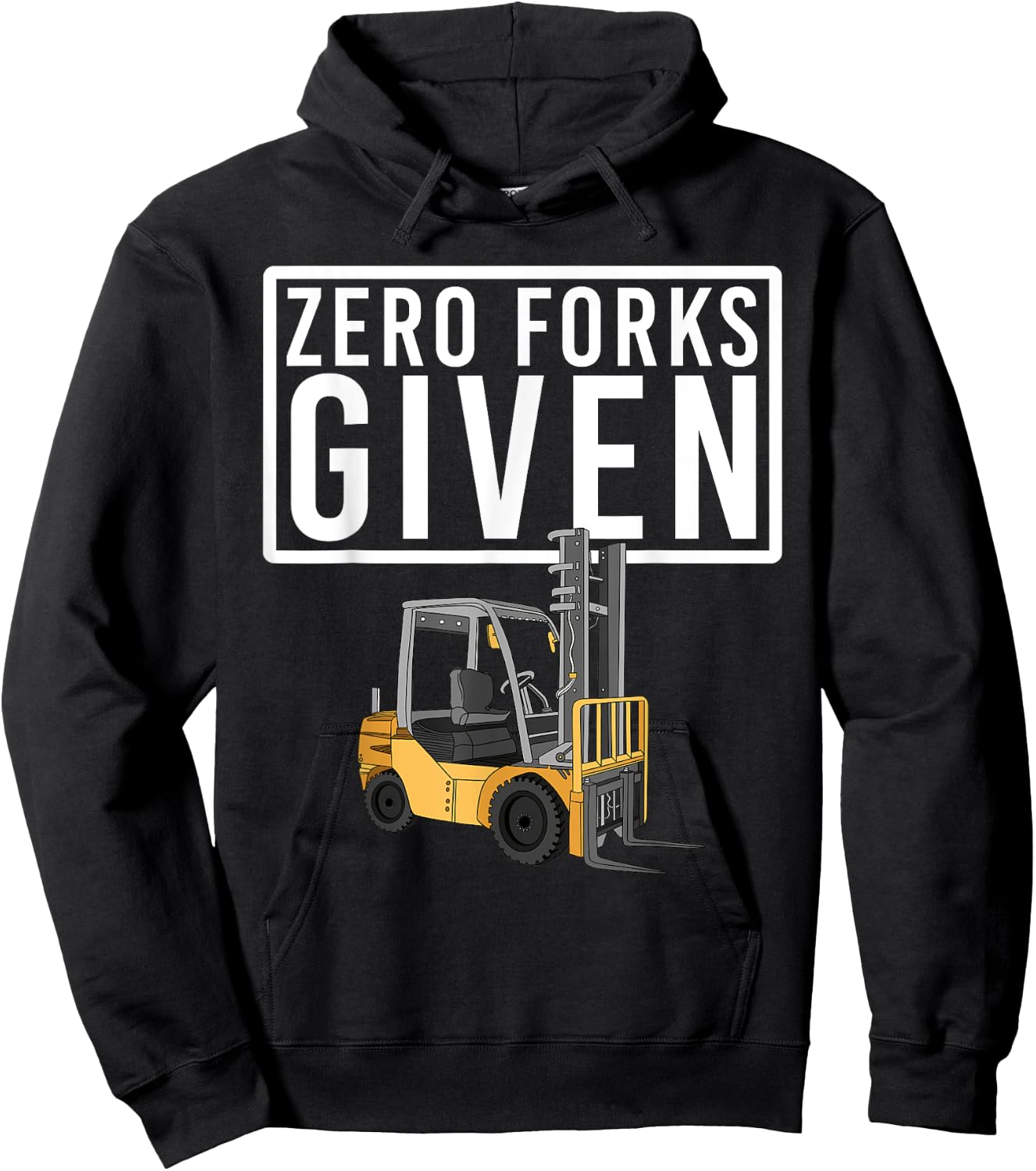 Funny Forklift Driver Art Women Forklift Operator Hoodie - Hoodie | Black
