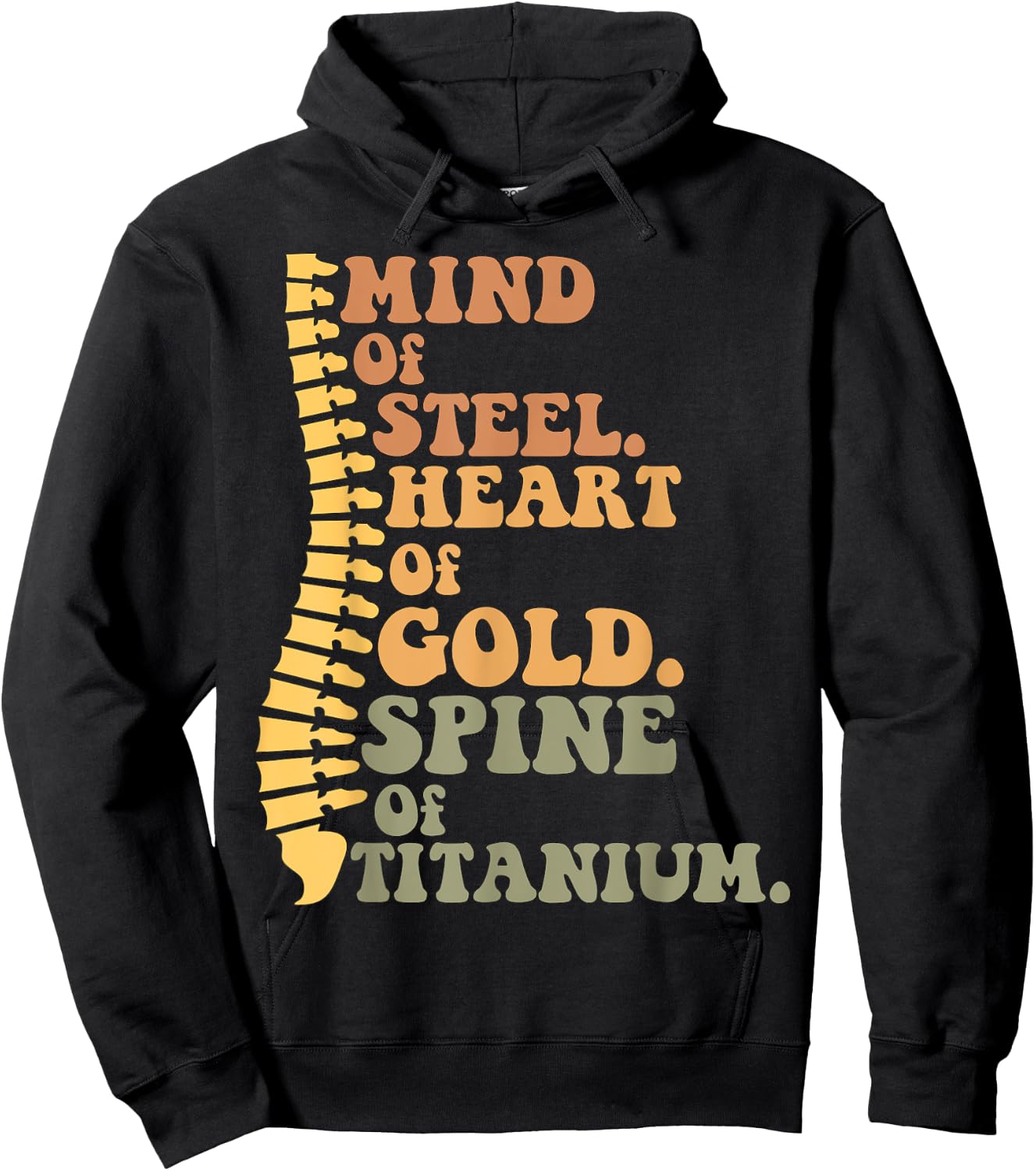 Back Surgery Recovery Gifts Funny Spine Surgery Recovery Hoodie - Hoodie | Black