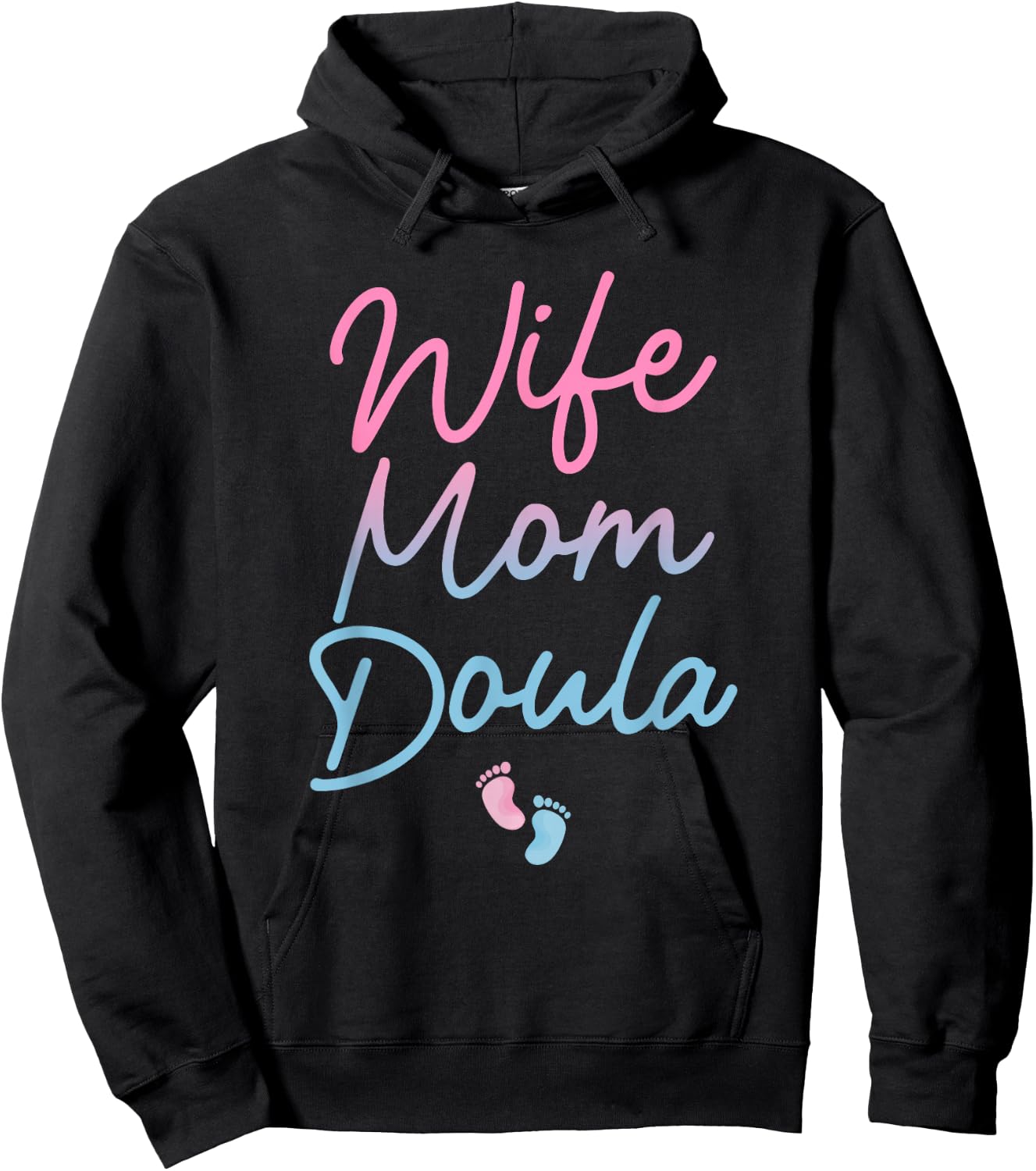 Best Doula Design Wife Mom Labor & Delivery Doula Hoodie - Hoodie | Black