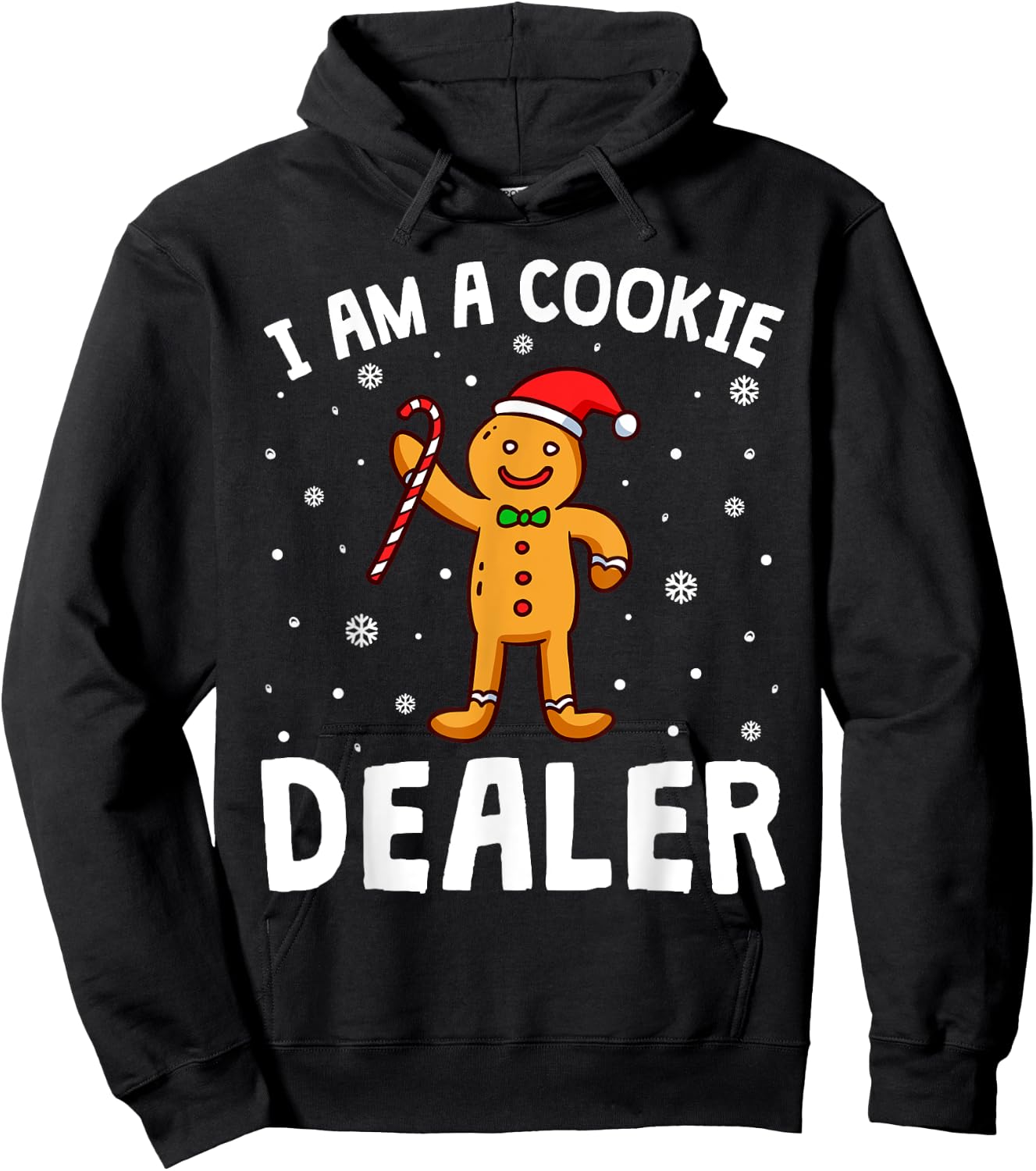 I'm A Cookie Dealer Christmas Seller Baking Crew Boys Girl Hoodie - Hoodie | Black