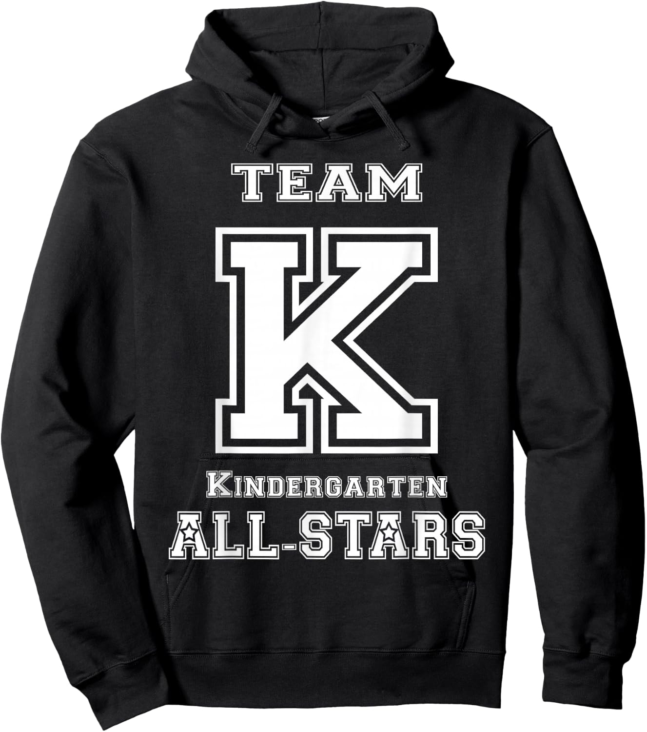 Team Kindergarten All-stars Sport Jersey Hoodie - Hoodie | Black