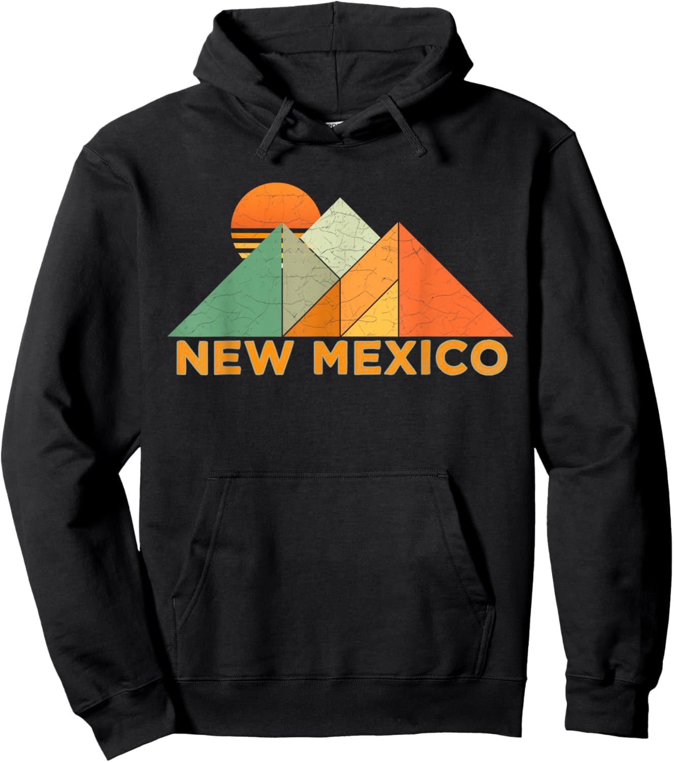 Vintage New Mexico Retro Hoodie - Hoodie | Black
