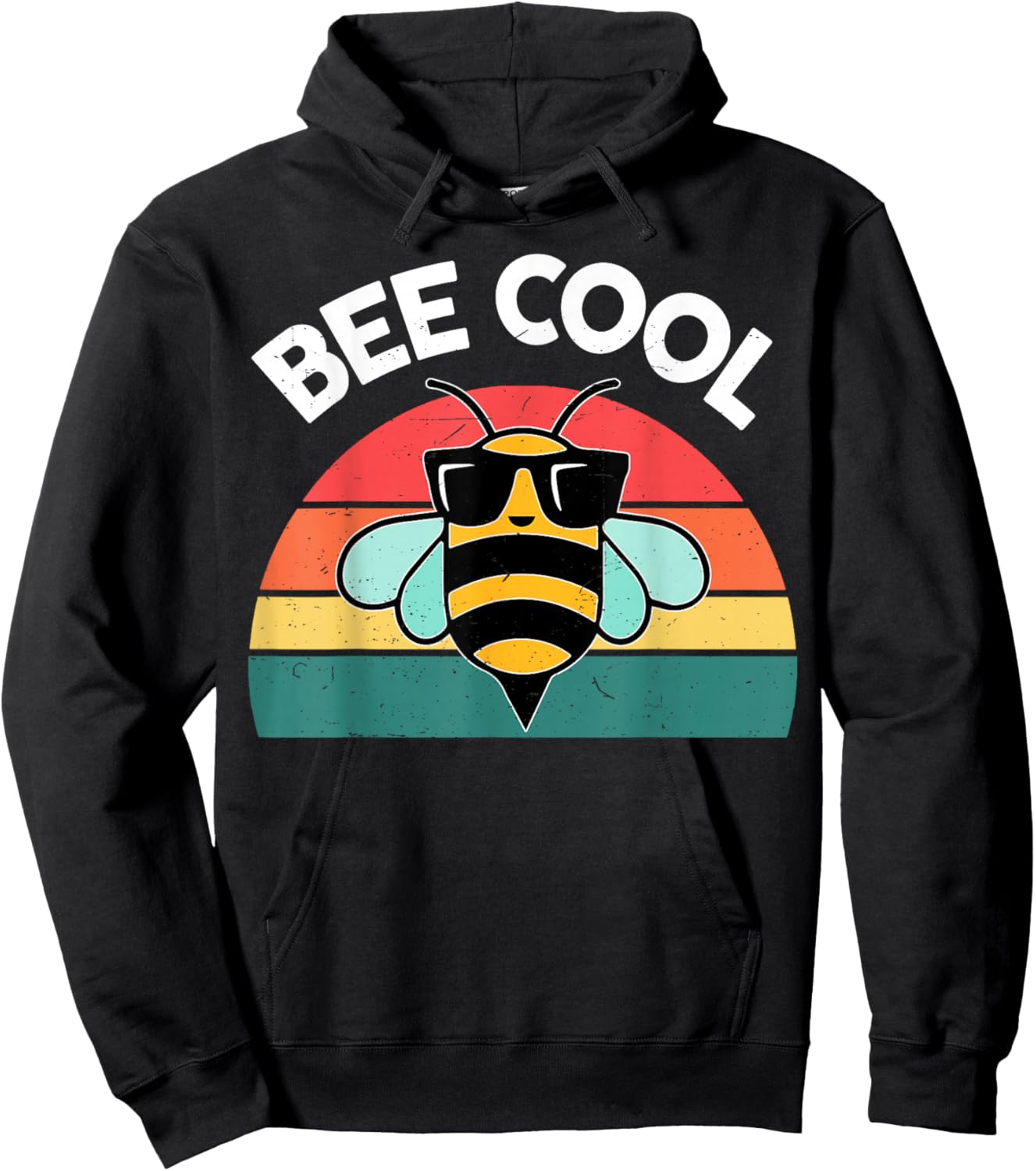 Boy Bumble Bee Cool-Shirt Funny Kids Toddler Girl BumbleBee Hoodie - Hoodie | Black
