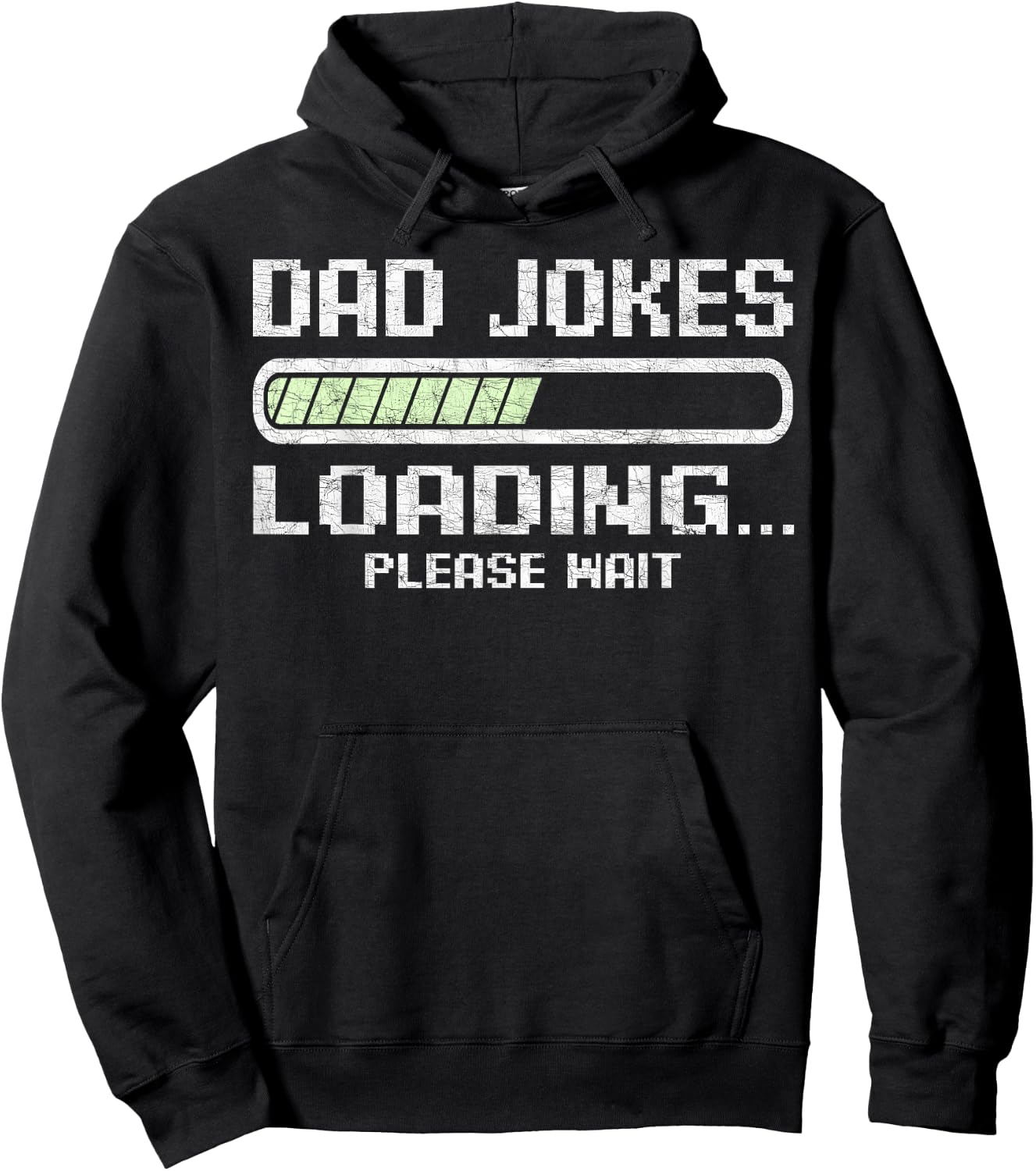 Fathers Day Dad Jokes, Gaming Dad Joke Loading Please Wait Hoodie - Hoodie | Black