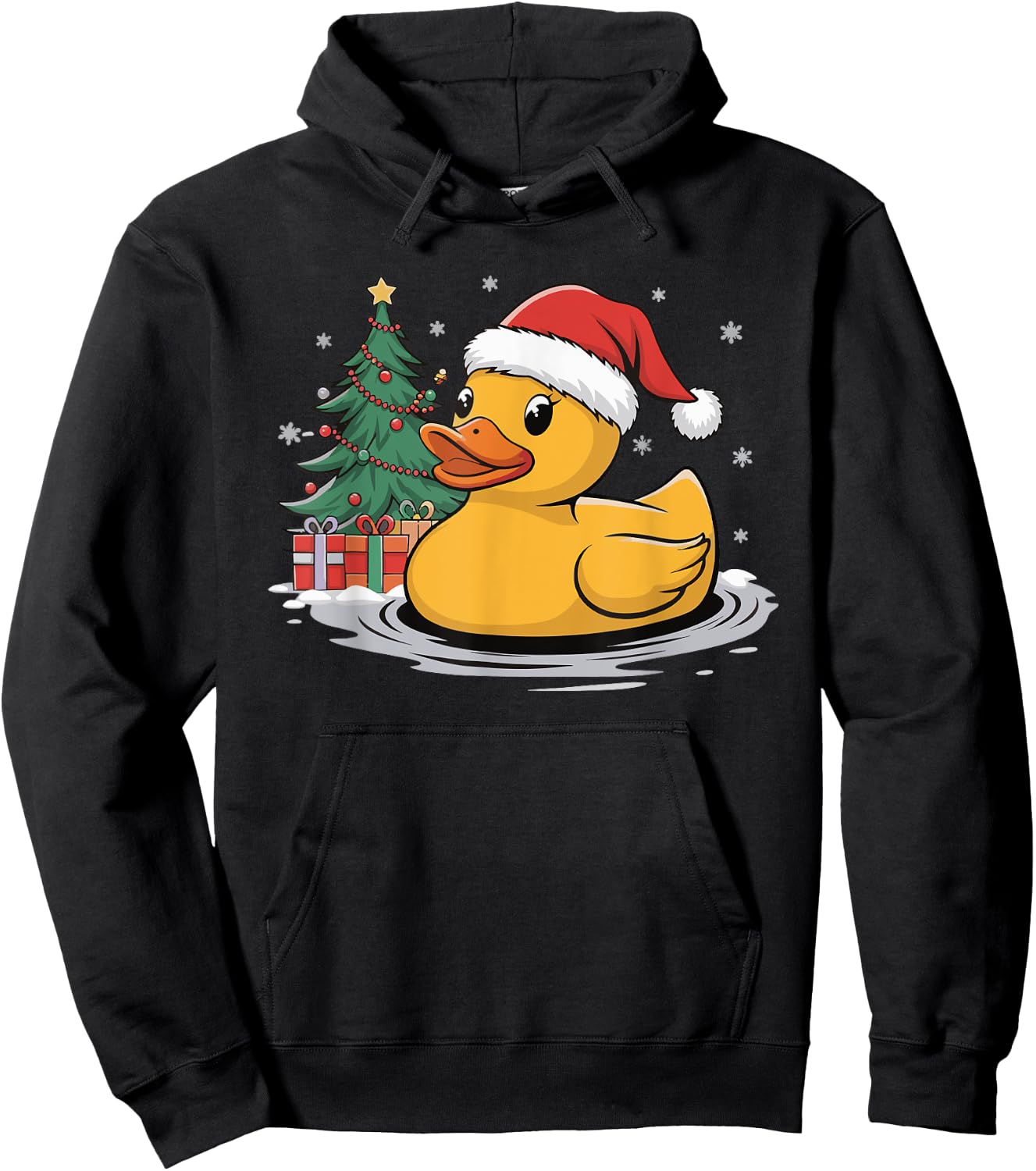 Rubber Duck Christmas Hoodie - Hoodie | Black