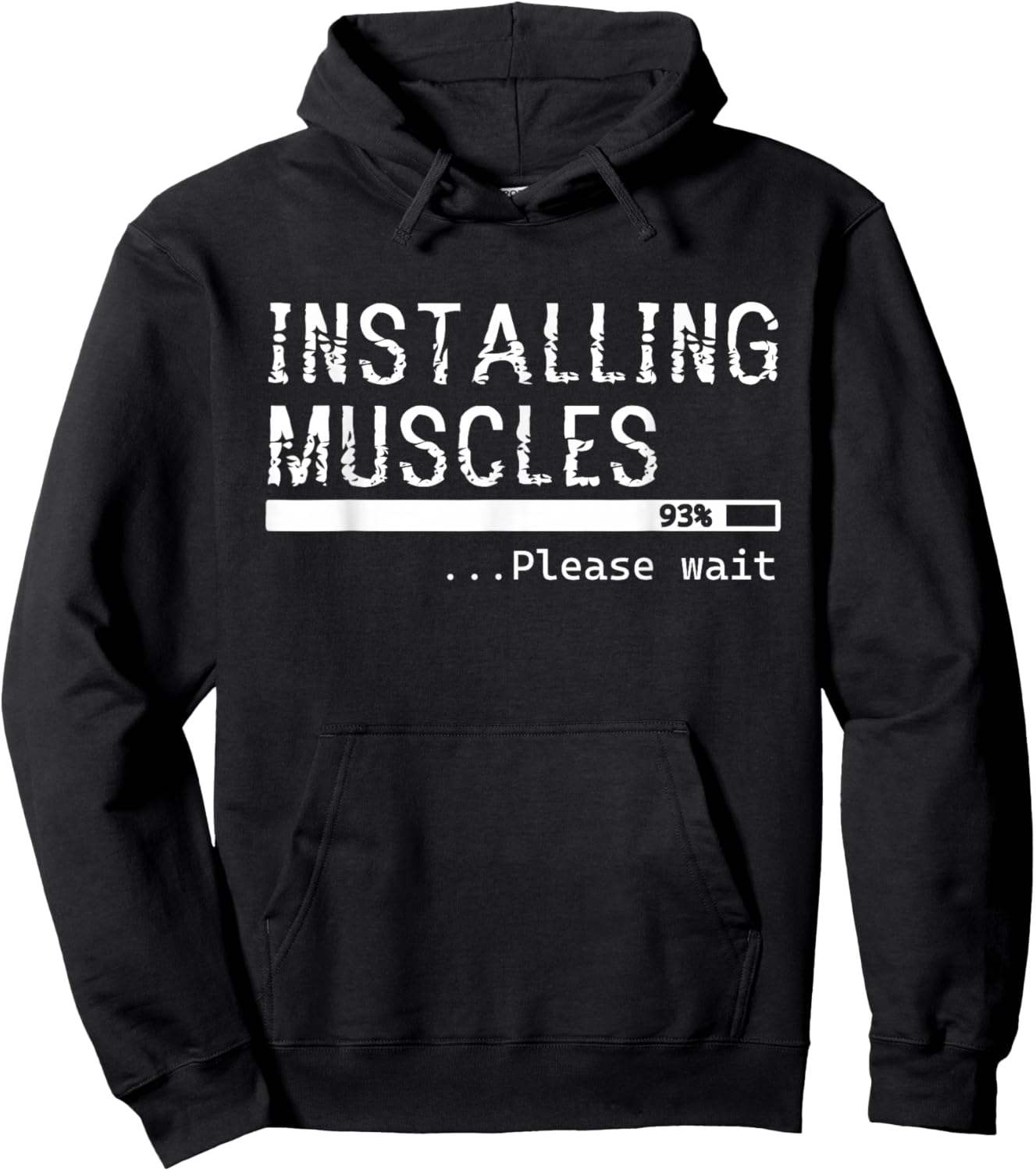 Funny Training with Quote , black Hoodie - Hoodie | Black