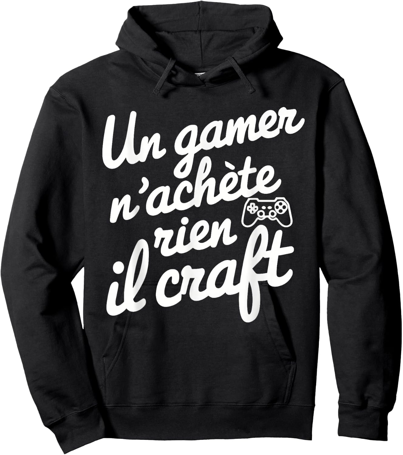 A Gamer Does Not Buy Anything He Craft Gift Christmas Gaming , Black, S Hoodie - Hoodie | Black
