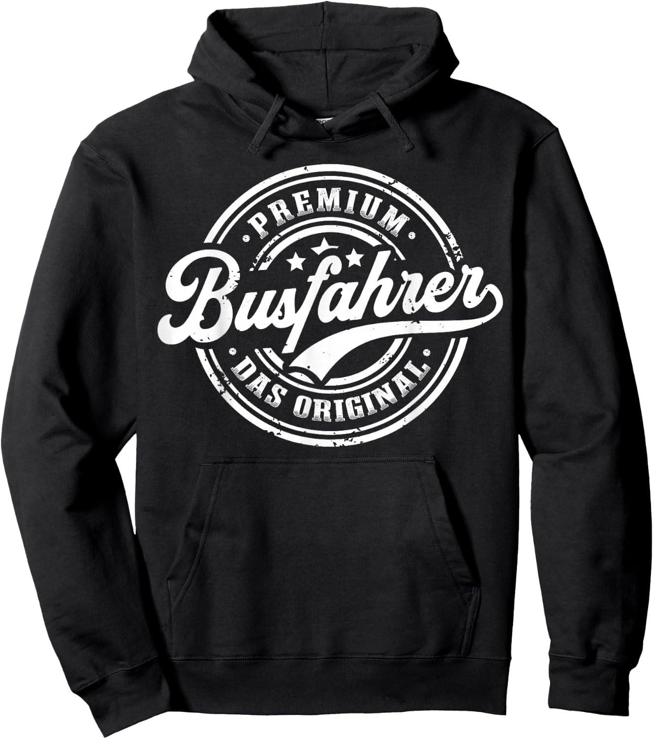 Bus Driver Original Line Bus Funny Bus Driver , black Hoodie - Hoodie | Black