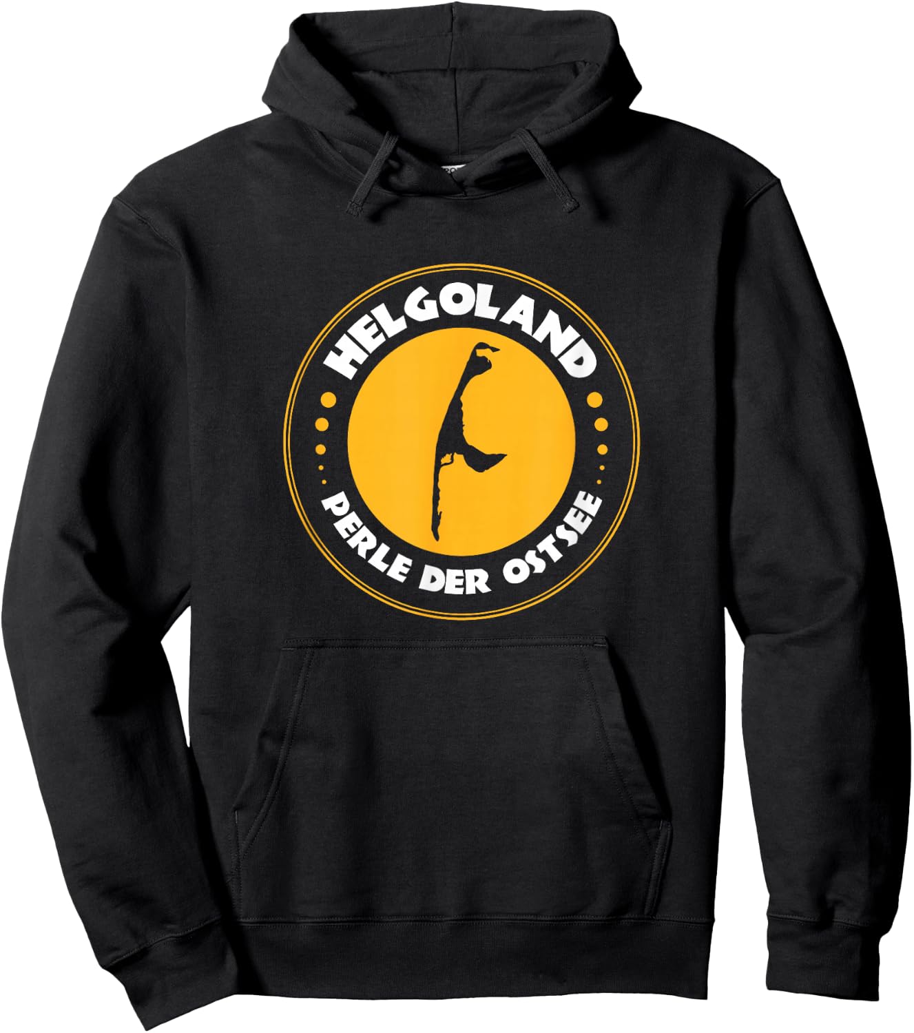 Lustiges Motiv Helgoland/Sylt Perle der Ostsee Hoodie - Hoodie | Black