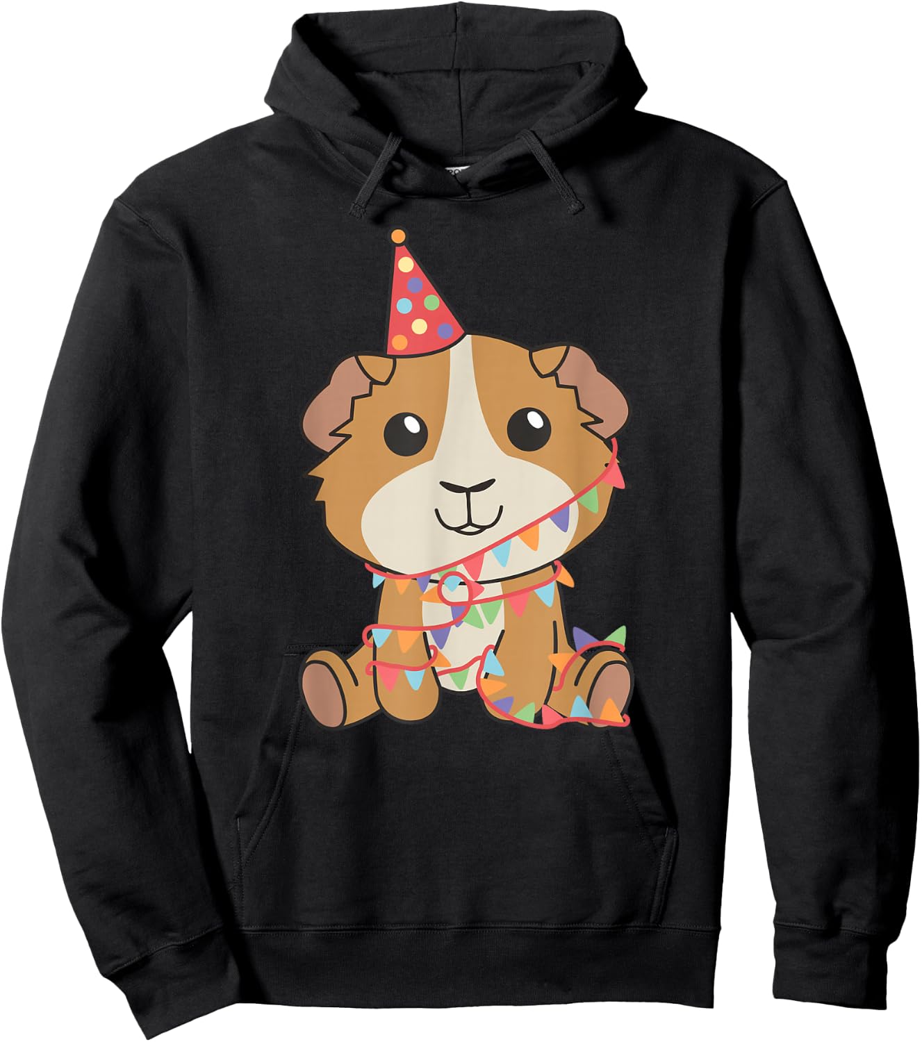 Guinea Pig Birthday For Children A Birthday Hoodie - Hoodie | Black