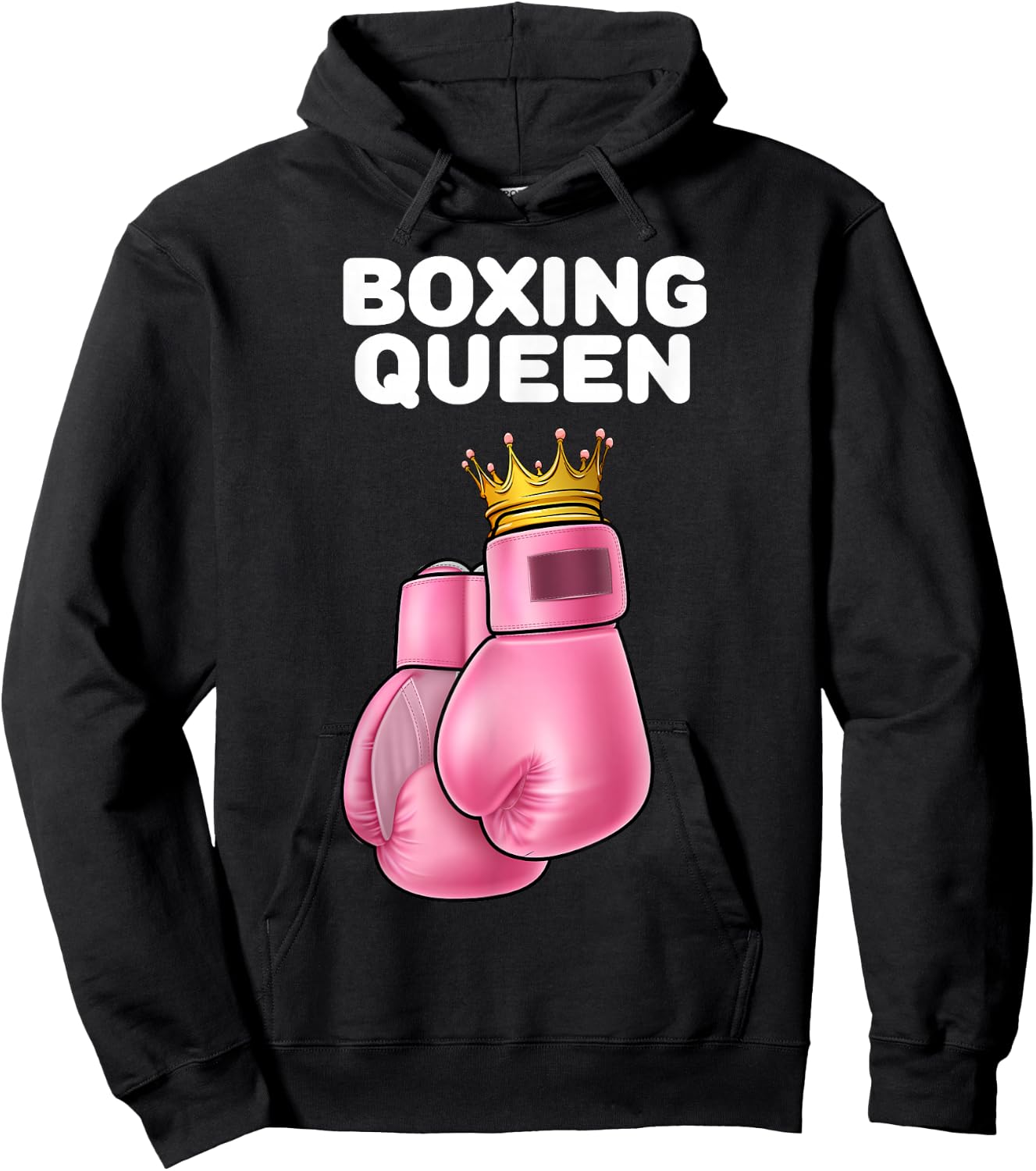 Boxing Queen | Women's Boxing | Girls Boxer Boxing , black Hoodie - Hoodie | Black