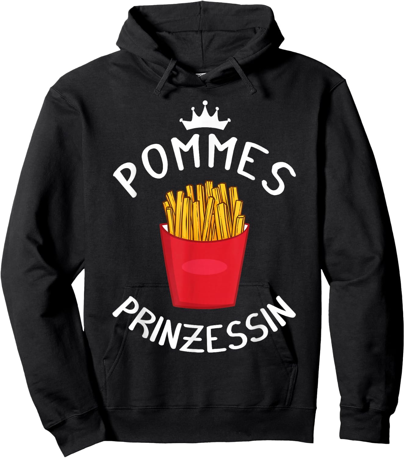 French Fries Ketchup Gift , black Hoodie - Hoodie | Black
