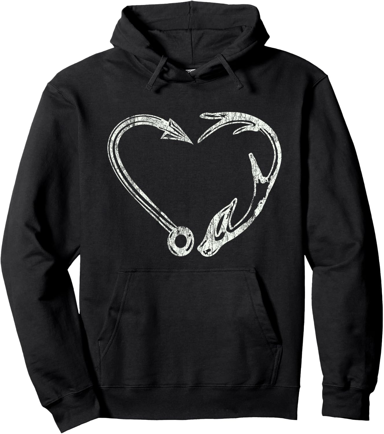 Fishing & Shed horn Hunter Antler Elk, Deer- hunting Hoodie - Hoodie | Black