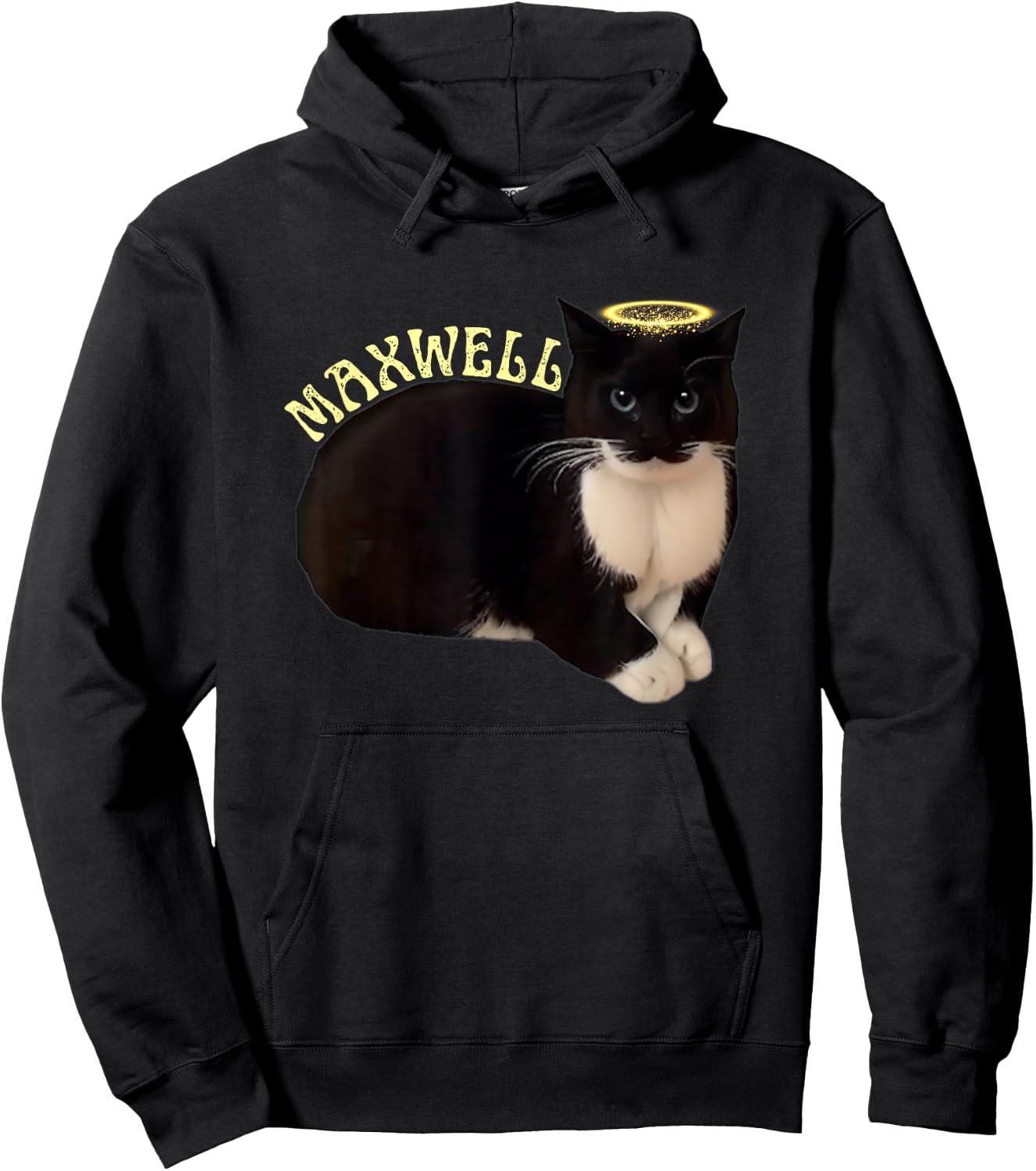 Funny Spinning Cat Maxwell The Tuxedo Cat Meme Women Girls Kids Hoodie - Hoodie | Black