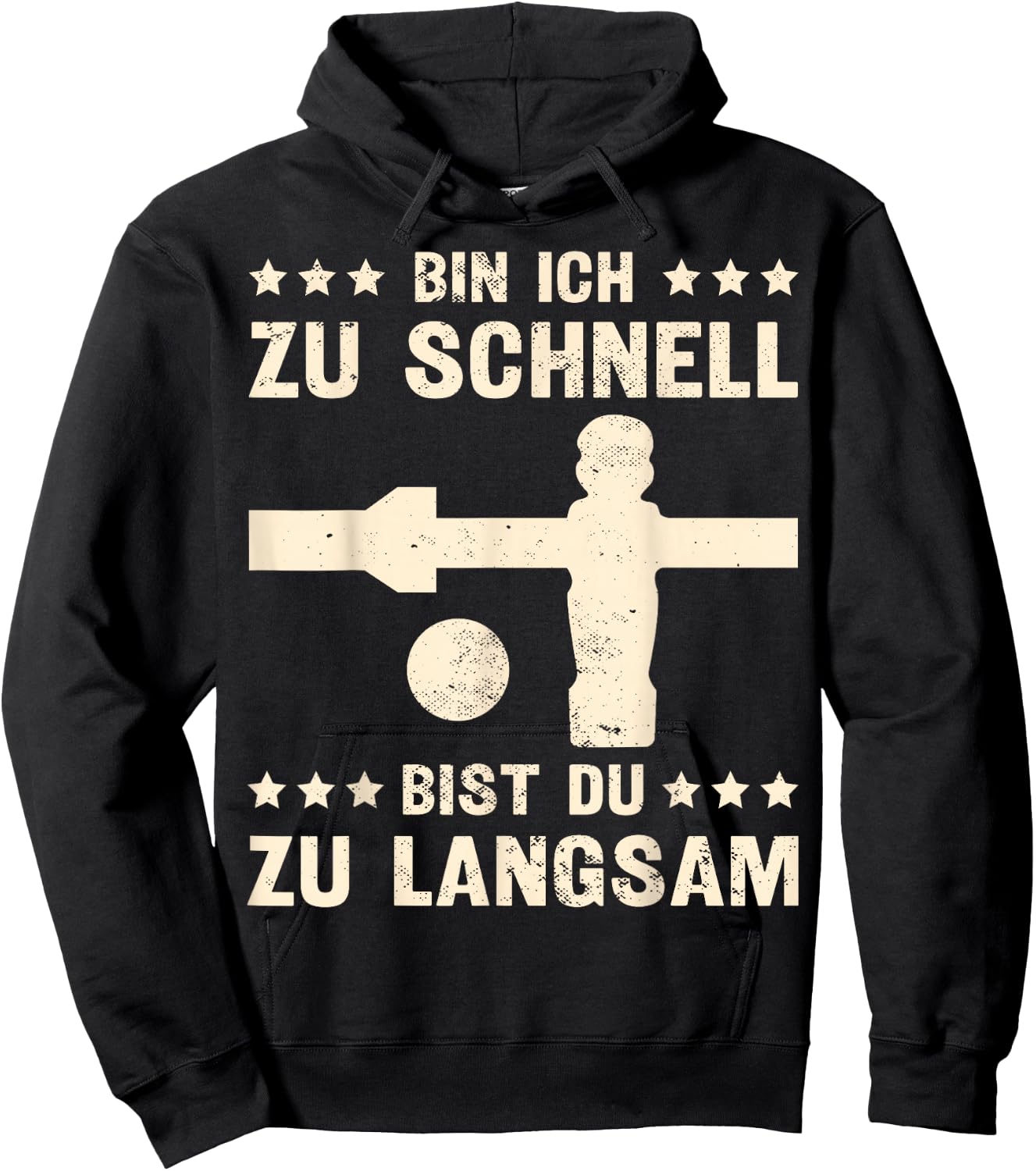 Kickern Table Football Table Football , black, s Hoodie - Hoodie | Black