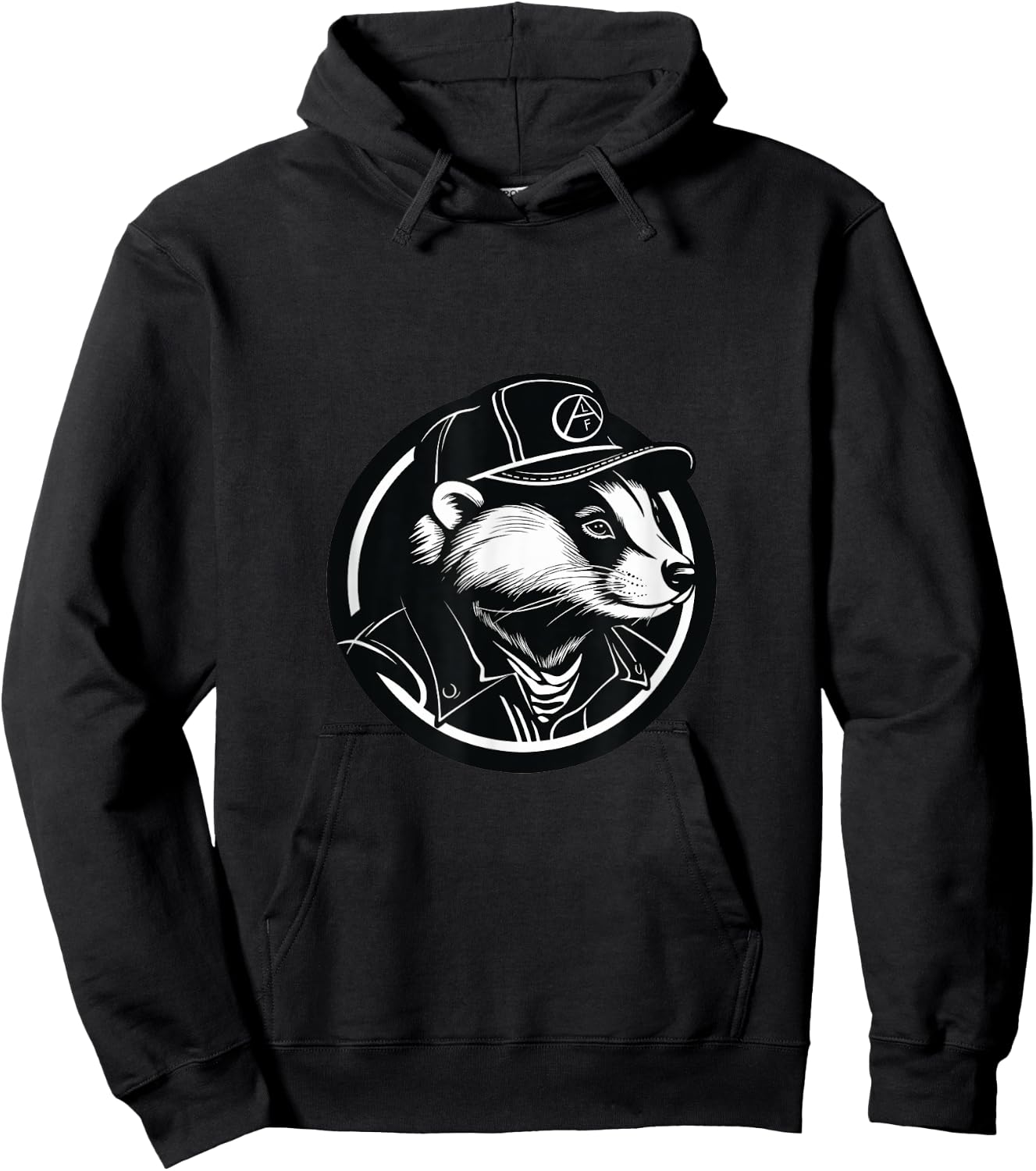 Animal Liberation Front Shaving Brush Vegan Hoodie - Hoodie | Black
