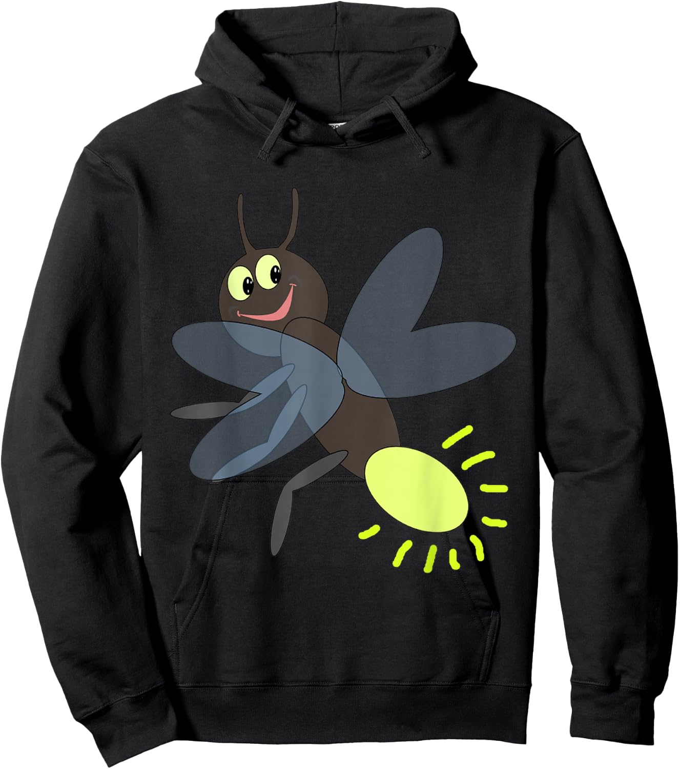 Lightning Bug Firefly Buggy Bug Hoodie - Hoodie | Black