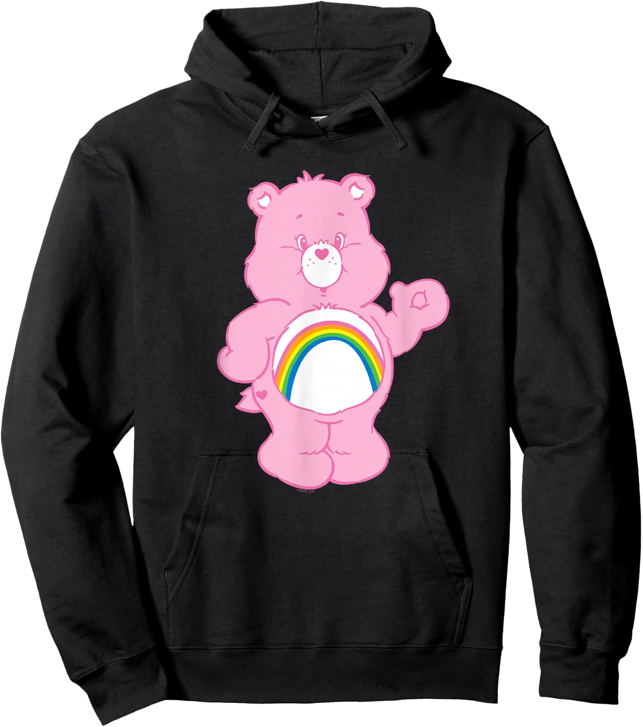 Care Bears Cheer Bear Cute Retro Cartoon Hoodie - Hoodie | Black