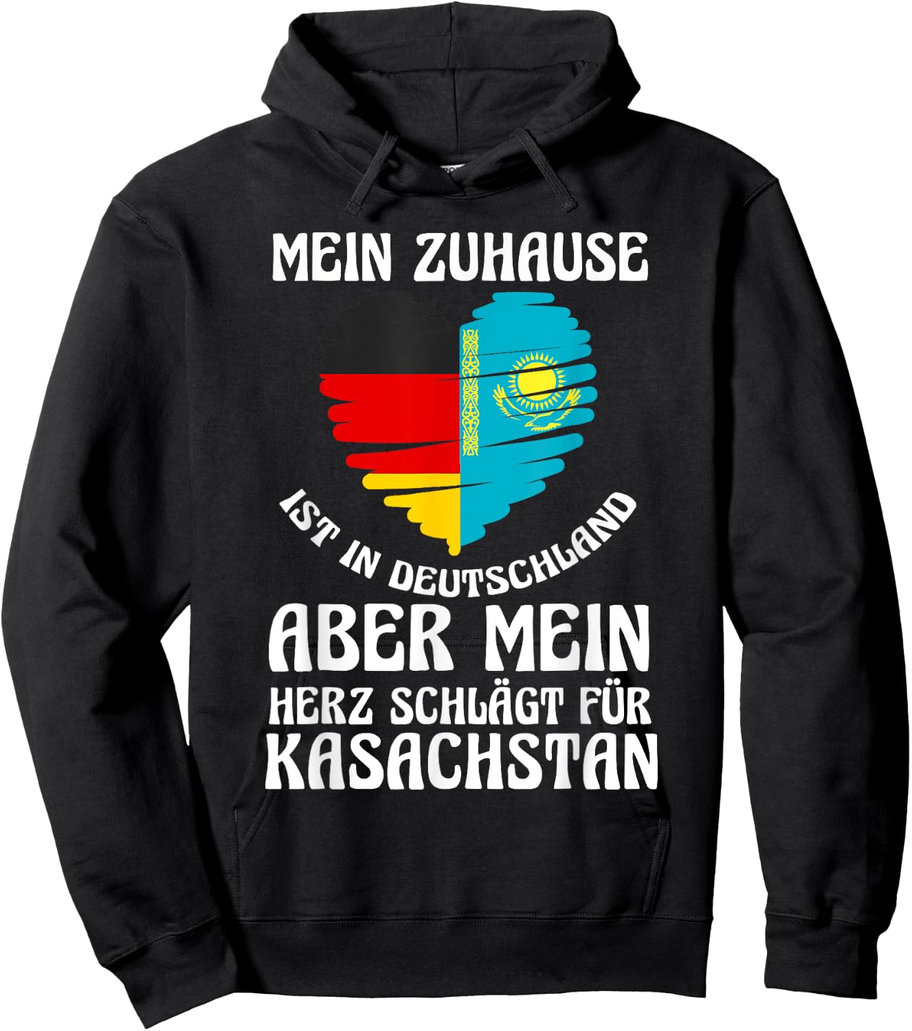 Kasachstan Deutschland Hoodie - Hoodie | Black