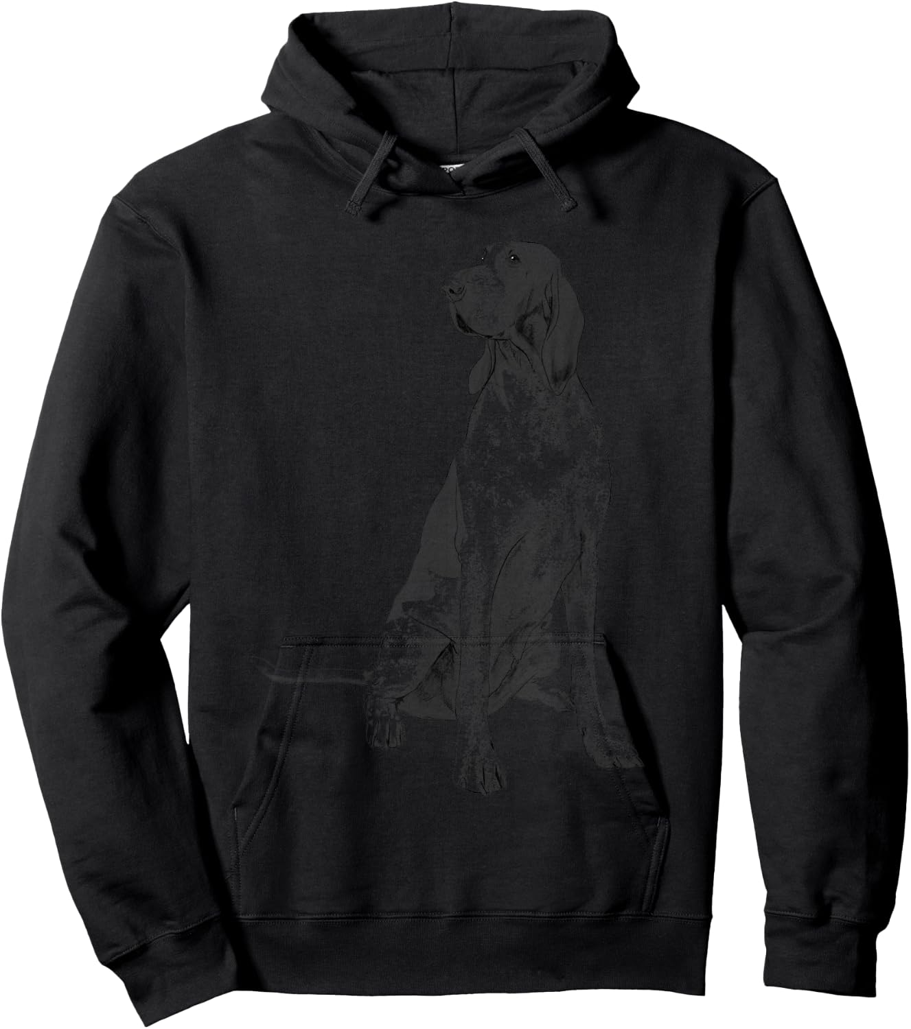 Sitting Dog Bracco Italiano Men Women Kids Hoodie - Hoodie | Black