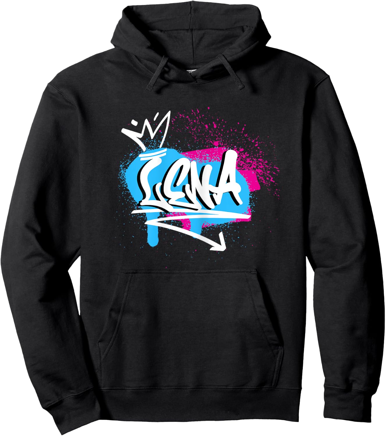 Funny Funny Gift for Lena , Black, Female X-Small Hoodie - Hoodie | Black