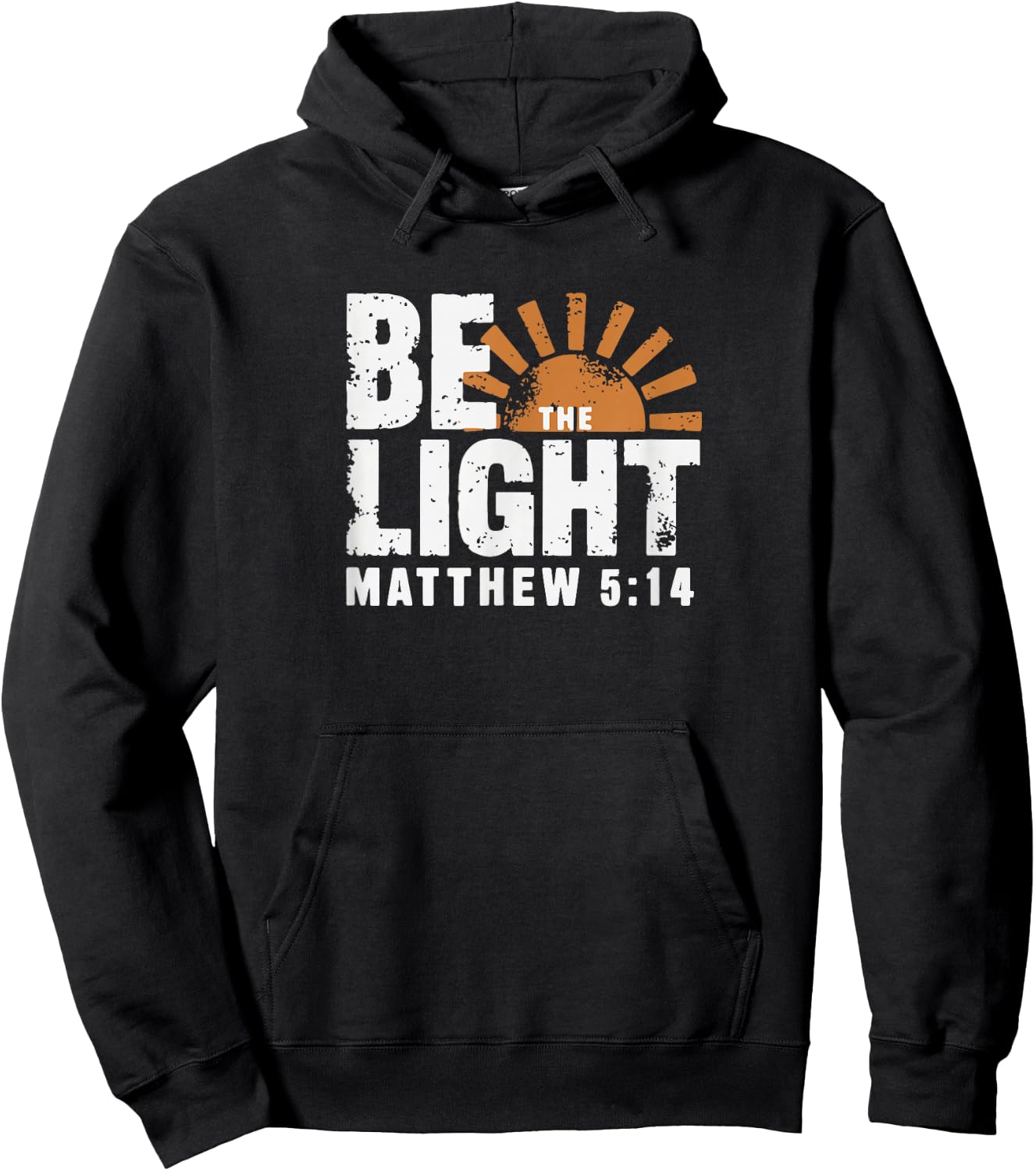 Be the Light Matthew 5:14 Hoodie - Hoodie | Black