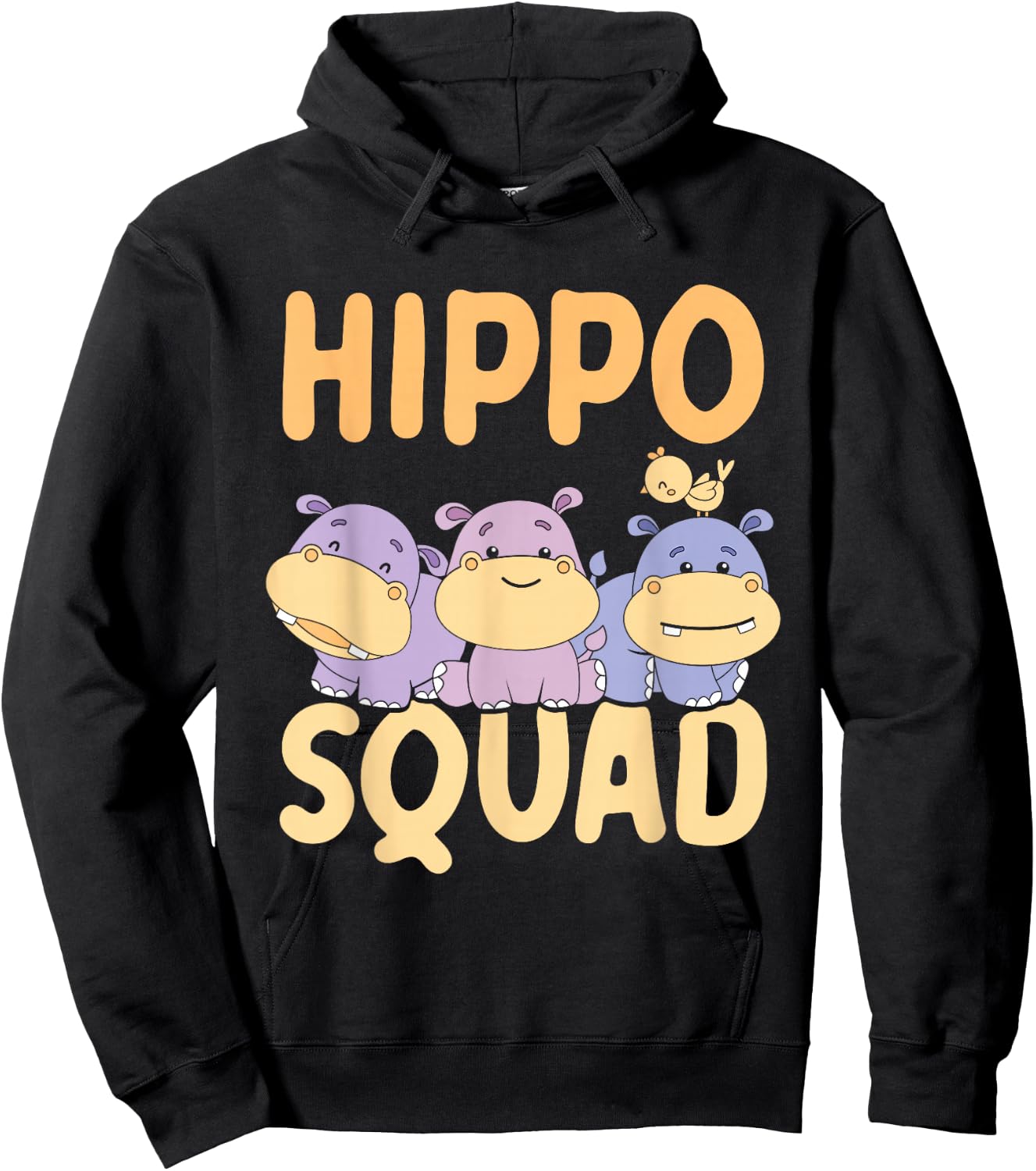 Hippo Squad Hippo Hippopotamus Hippos Hippos Hoodie - Hoodie | Black