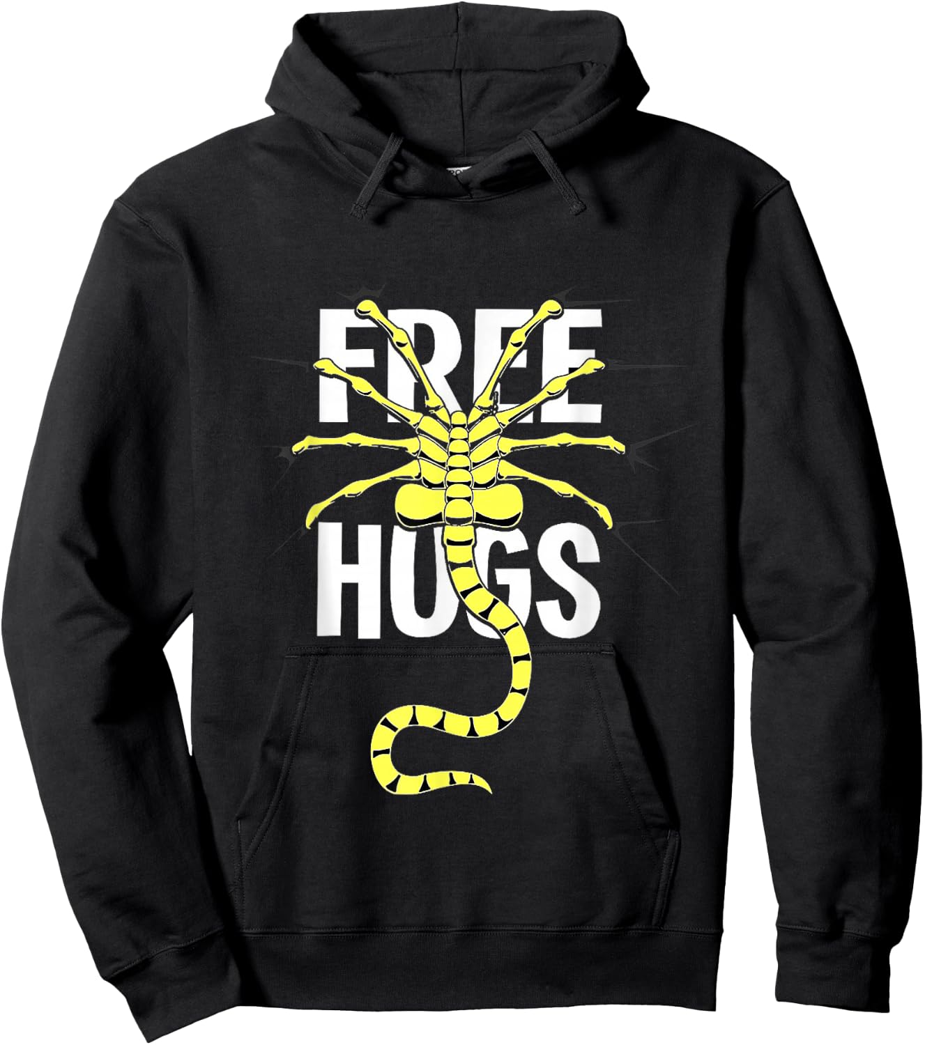 Free Hugs Alien Hoodie - Hoodie | Black