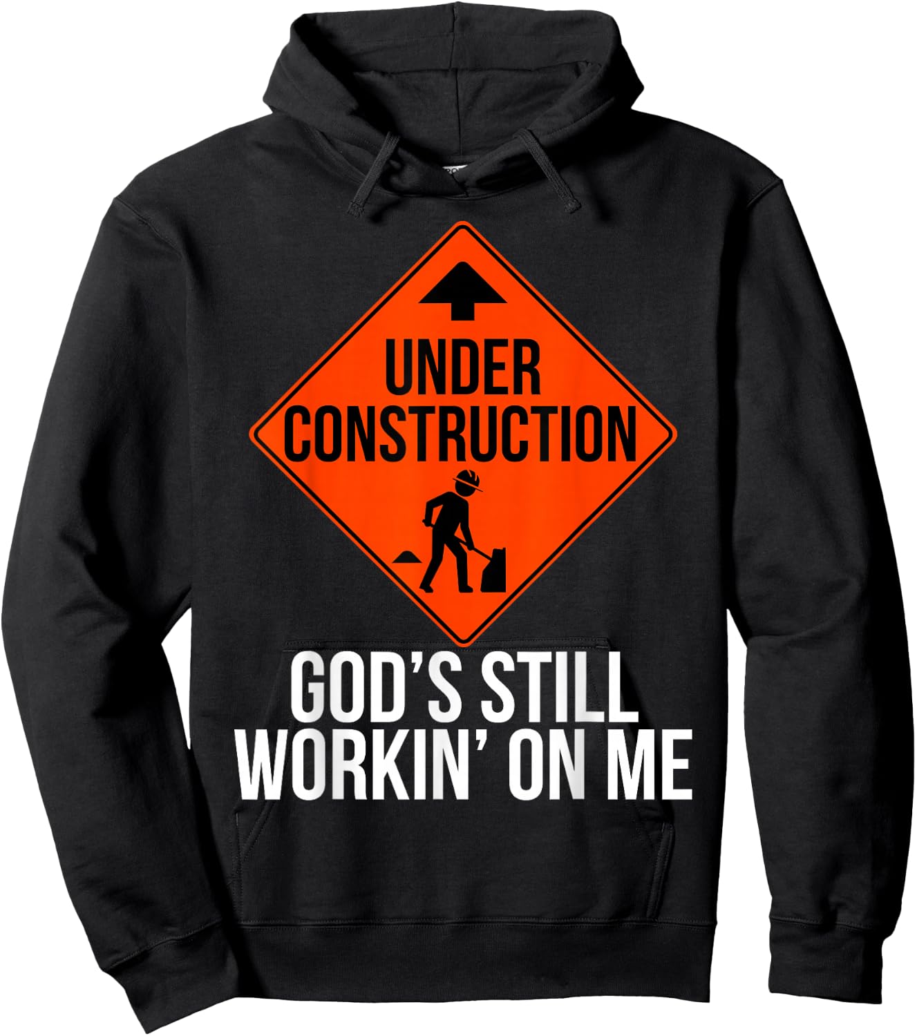 God's Still Working on me Hoodie - Hoodie | Black