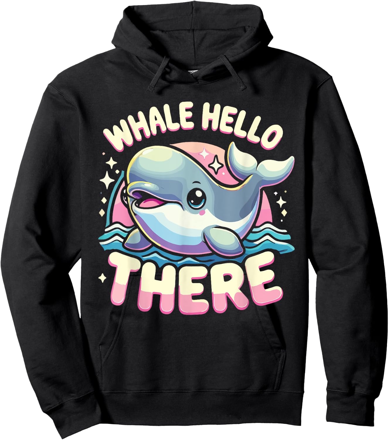 Beluga Whale Whale Hello There Hoodie - Hoodie | Black