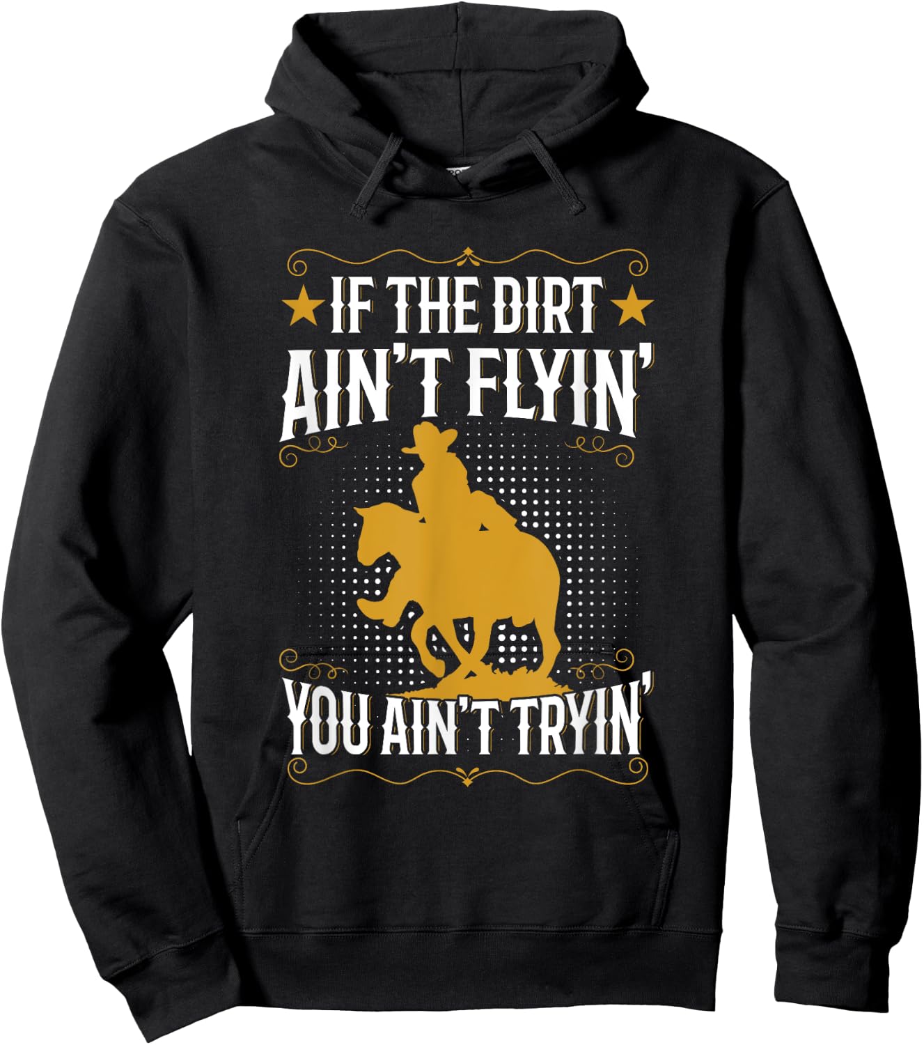 Youth Rodeo Mutton Busting Design for a Mutton Buster Hoodie - Hoodie | Black