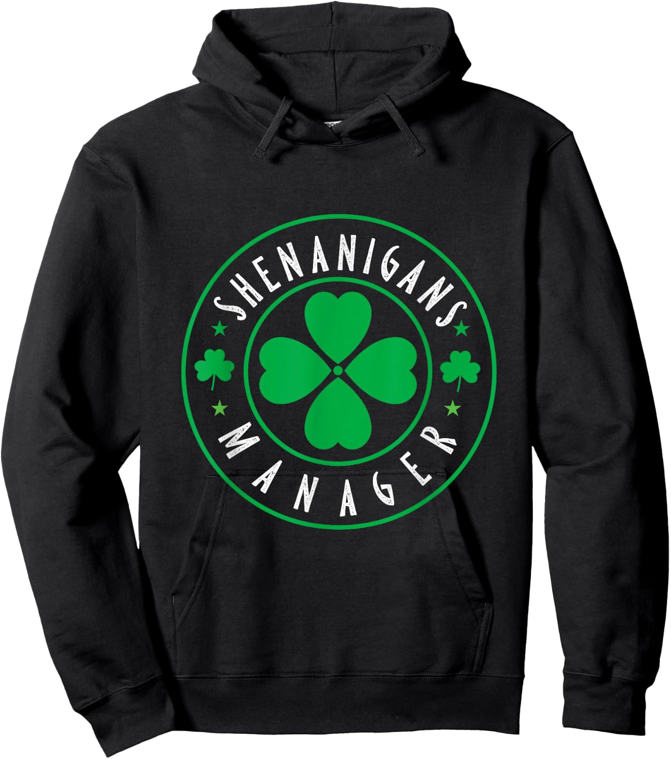 Shenanigans Manager, Shenanigans Coordinator st patricks day Hoodie - Hoodie | Black