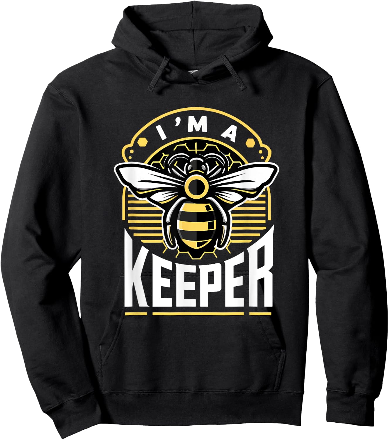 I Am A Keeper Beekeeper Beekeeping Hive Cute Bees Retro Hoodie - Hoodie | Black