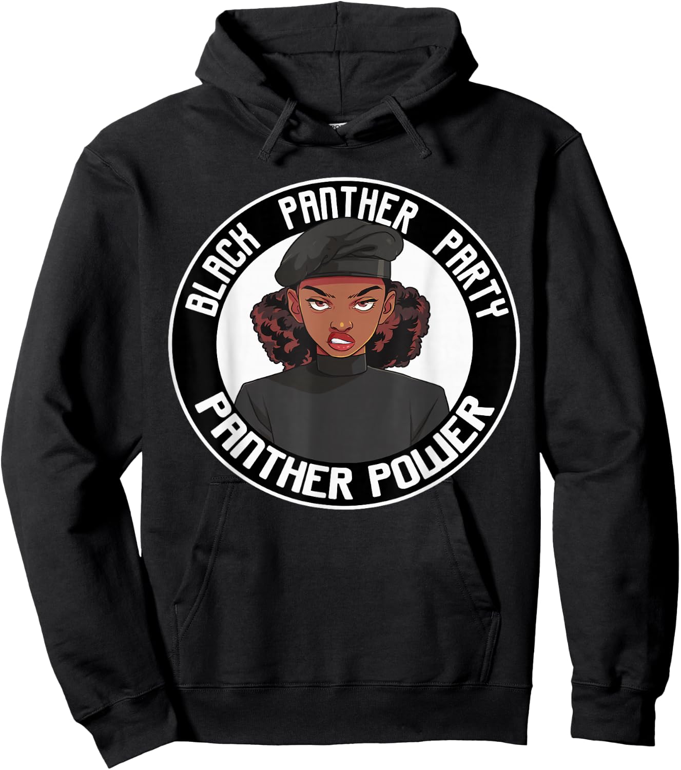 Black History Month Panther Party Logo Afro Hair 1966 Hoodie - Hoodie | Black