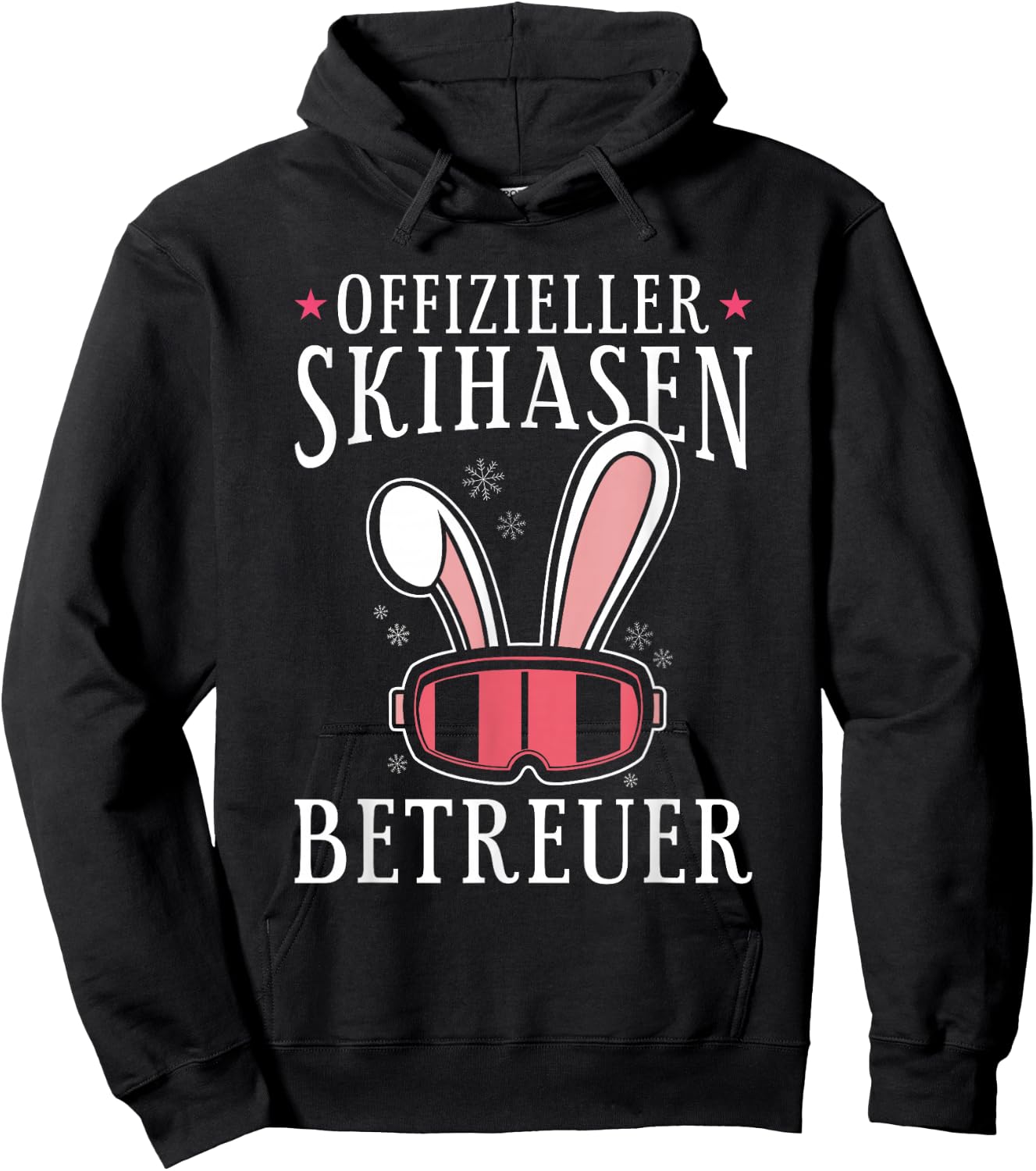 Official Ski Rabbit Carrier Ski Apres Ski Holiday , black Hoodie - Hoodie | Black