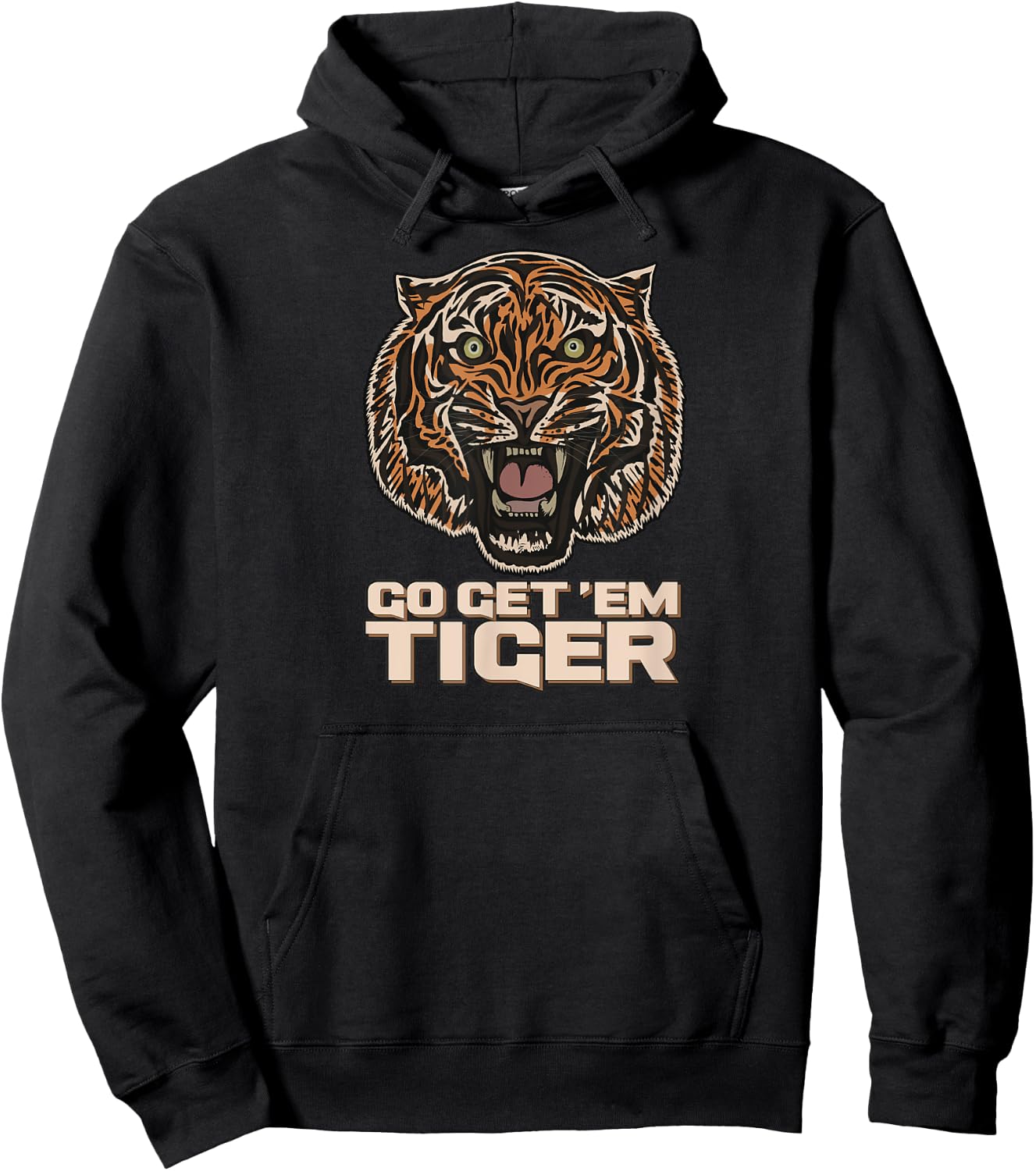 Go Get 'Em Tiger Hoodie - Hoodie | Black
