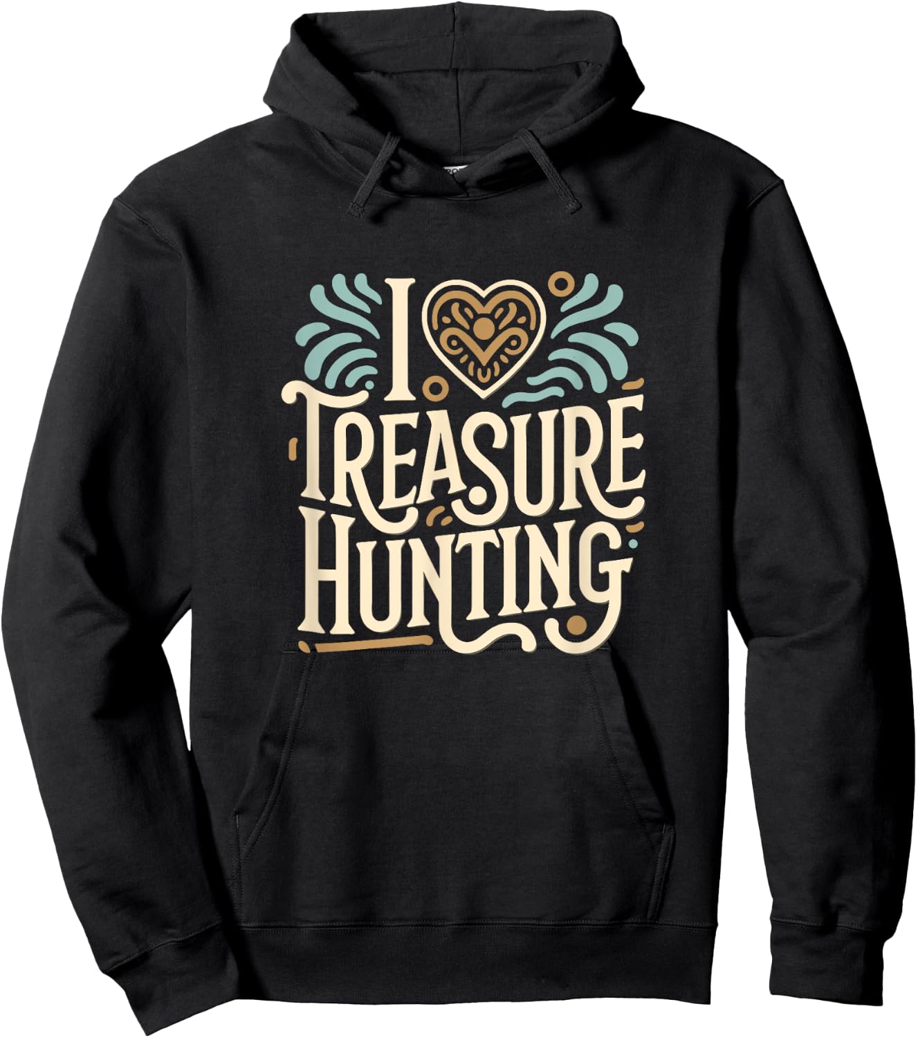 I Love Vintage Furniture Hoodie - Hoodie | Black