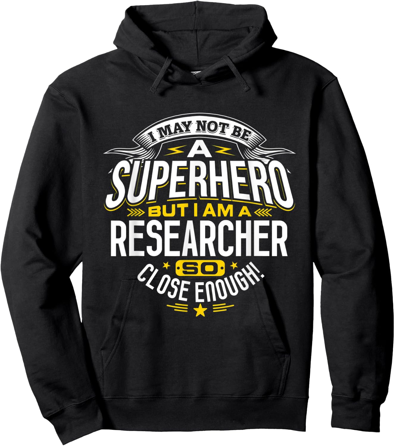 Researcher Idea Professional Superhero Researchers Hoodie - Hoodie | Black