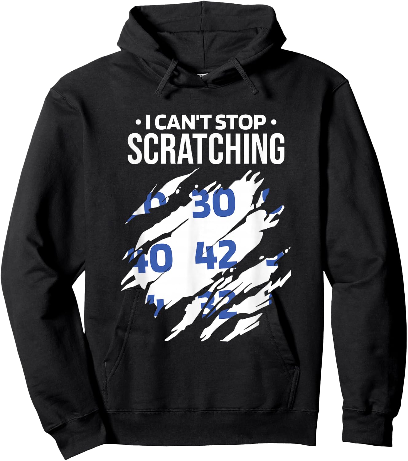 I Can'T Stop Scratching, Lottery and Scratch Ticket Lover Hoodie - Hoodie | Black