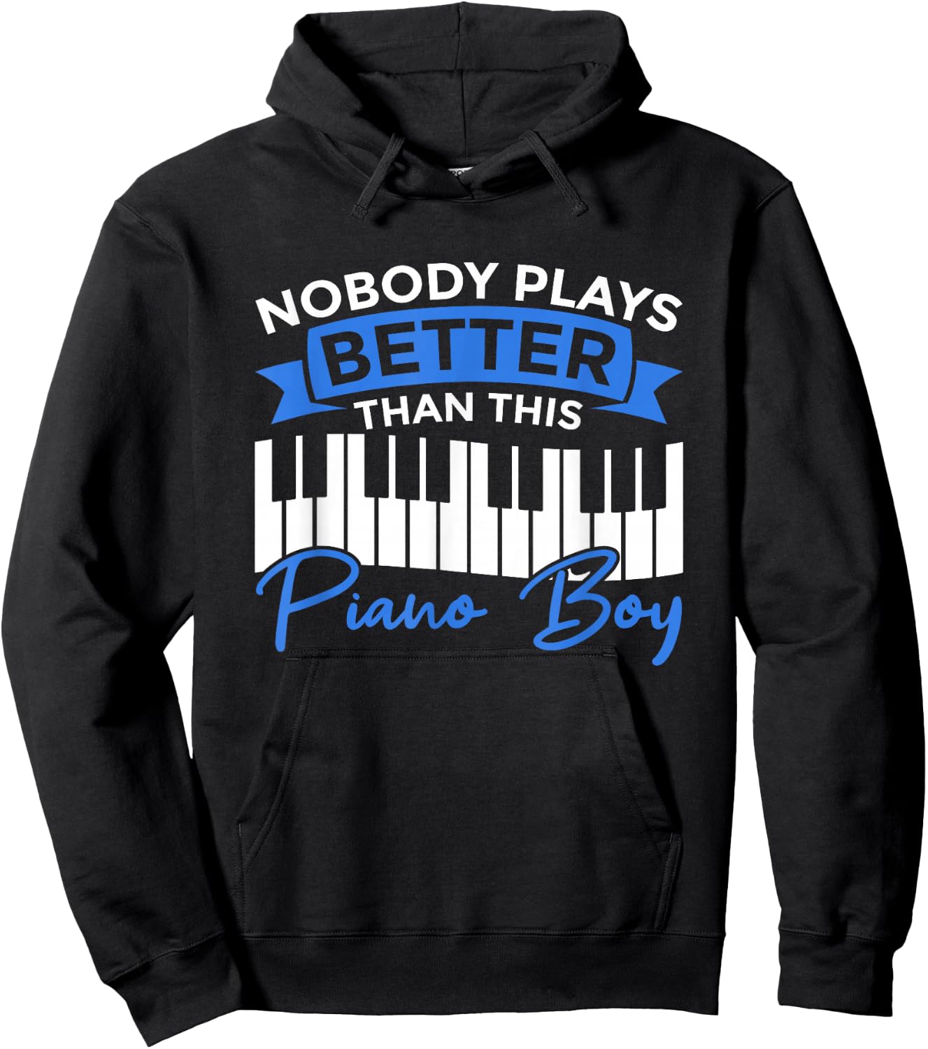 Klavier Junge Hoodie - Hoodie | Black