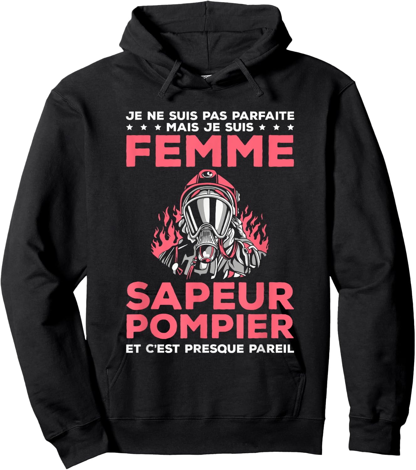 Fireman And , Black, S Hoodie - Hoodie | Black